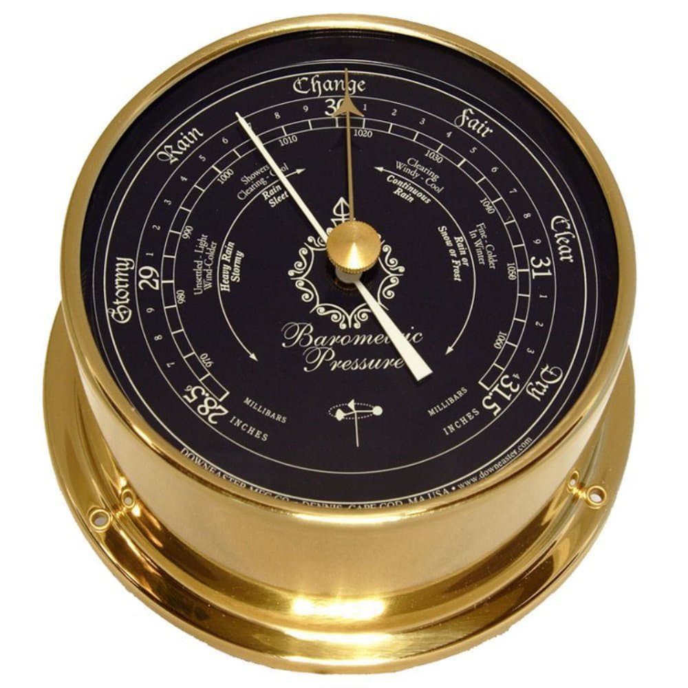 Downeaster Blue Dial Standard Barometer