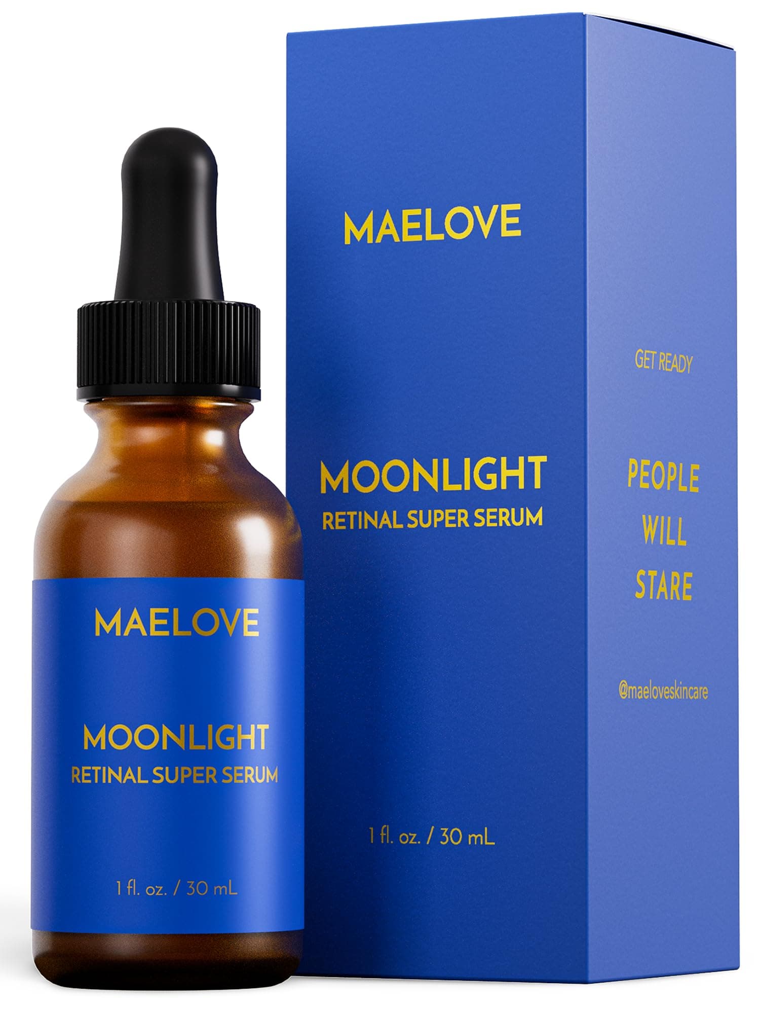 Moonlight Advanced Retinal Super Serum, 10x Stronger than Regular Retinol, for Softening Lines and Wrinkles, Reducing Dark Spots, Improving Skin Firmness, Vegan, Cruelty-Free, 1.0 fl oz