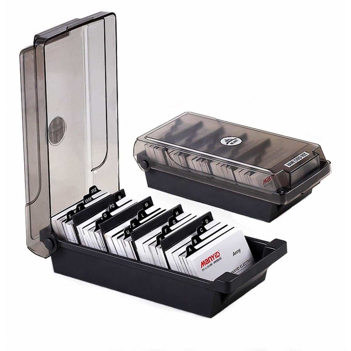 Business Card Holder Name Card Organiser with Dividers and Index Tabs for 500 and 800 Business Cards für 500 Visitenkarten