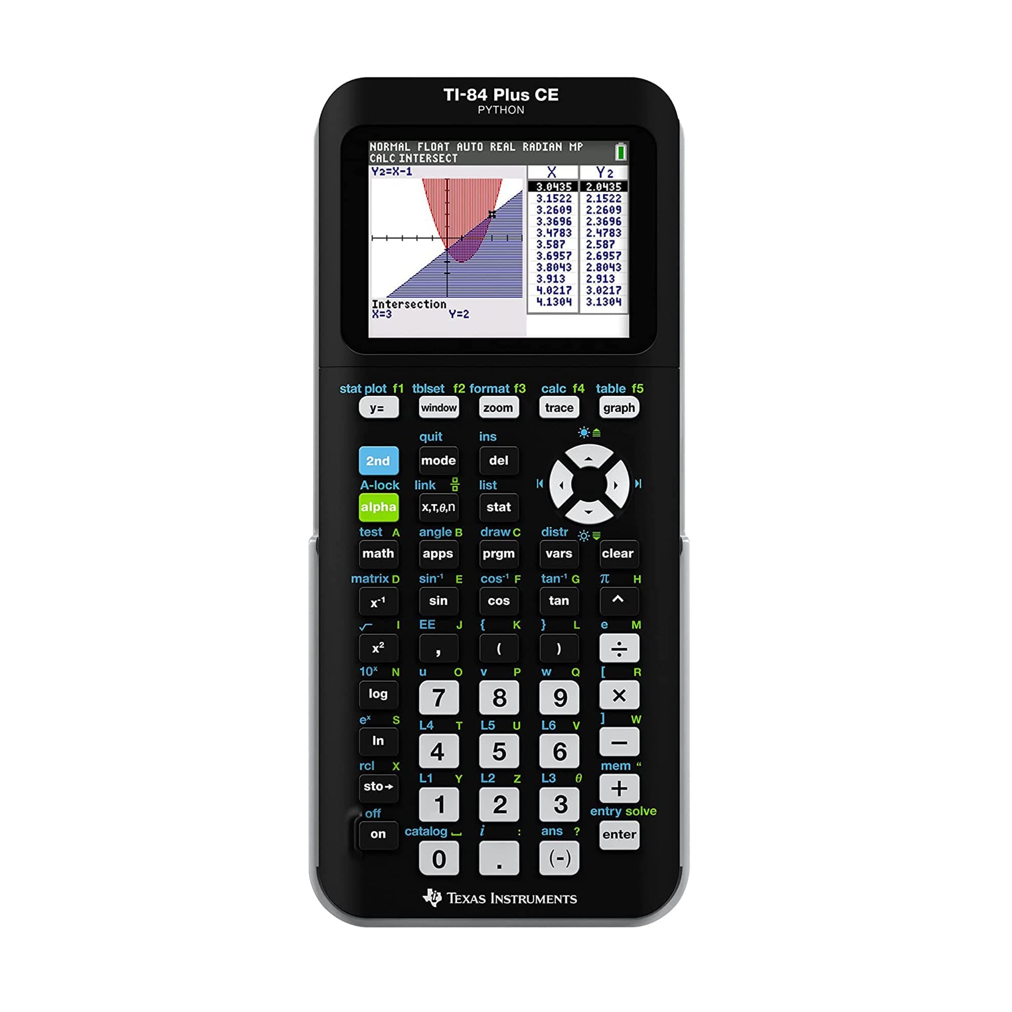 Scientific Graphic Calculator, Folima TI-84 Plus CE Color Graphing Instruments, Black 7.5 Inch