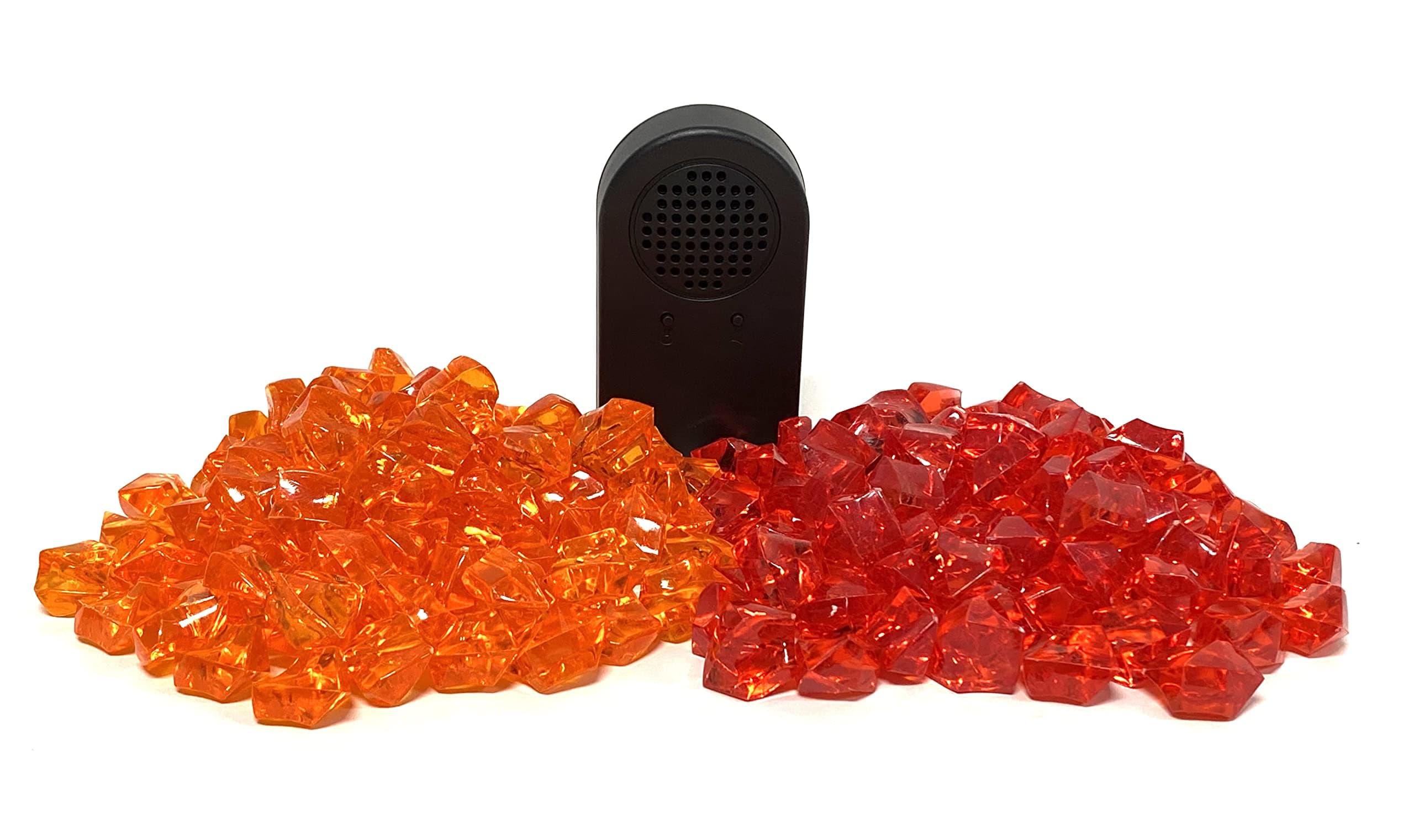 Touchstone Fireplace Accessory Bundle - Includes Fire Crackle Speaker and Electric Fireplace Crystals - for Small Fireplaces (60 Inches and Smaller)