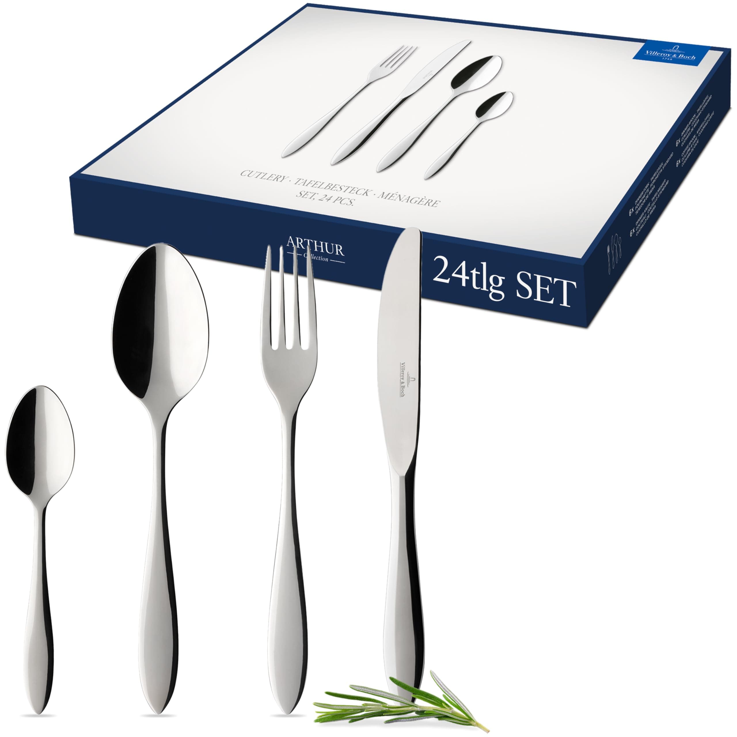 12-6373-9030 Arthur Cutlery24-pieces