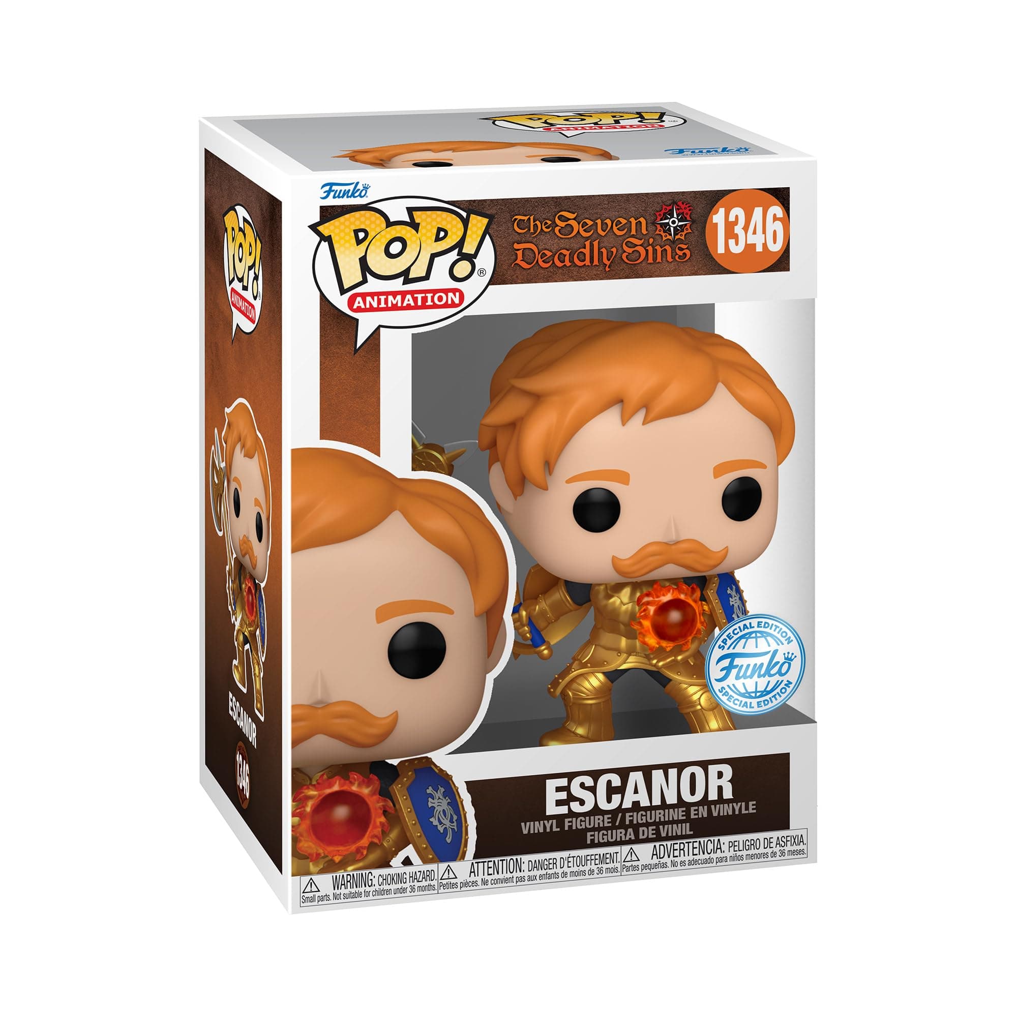 Pop! Animation: The Seven Deadly Sins - Escanor (Chalice Collectibles Exclusive)