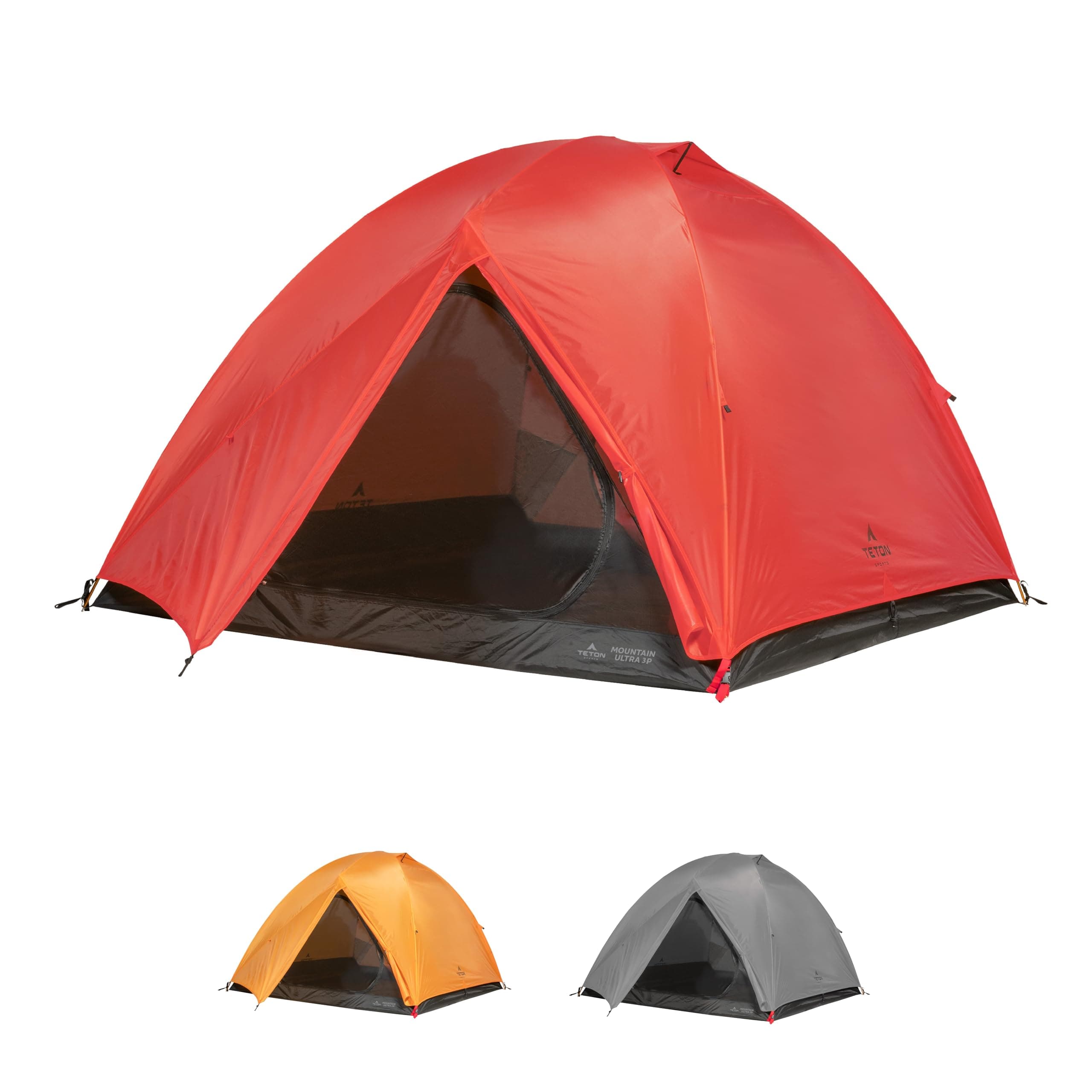 Mountain Ultra Tent; 1-4 Person Backpacking Dome Tent for Camping