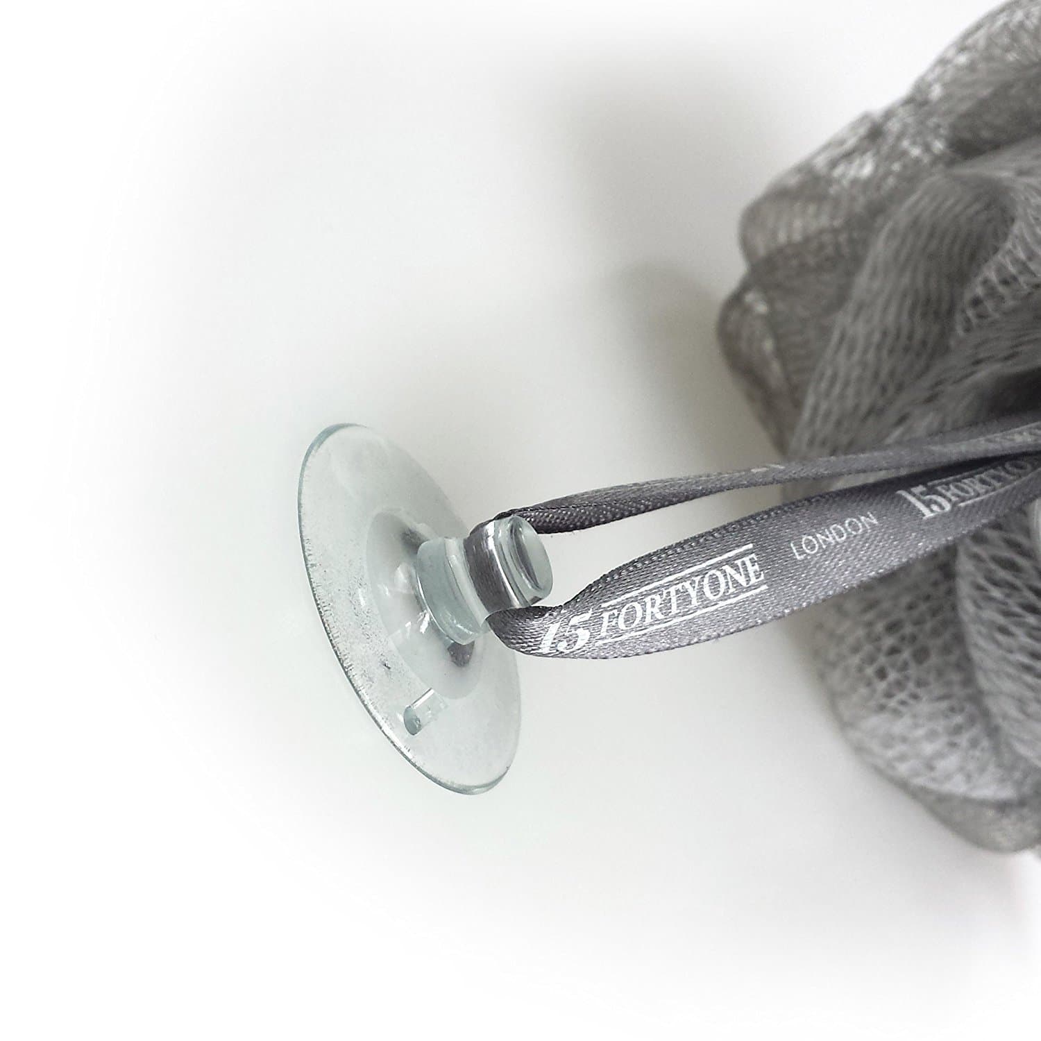 Exfoliating Bath & Shower Body Puff/Scrunchie/Buffer - TWIN PACK (Silver Grey)