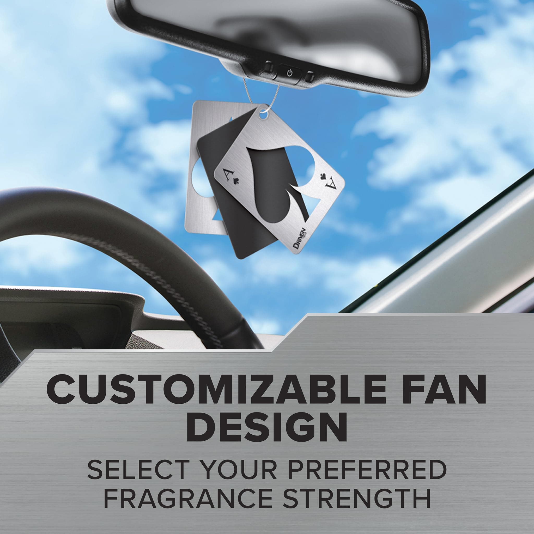 Refresh your ride E301508600 Ace Air Freshener Blackout 2-Pack