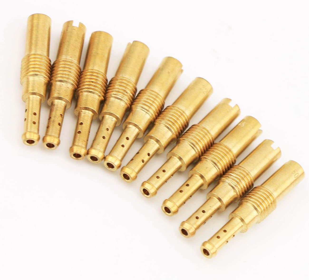 (10pcs Set) Slow/pilot Jet for PWK Keihin OKO CVK 32,35,38,40,42,45,48,50,52,55