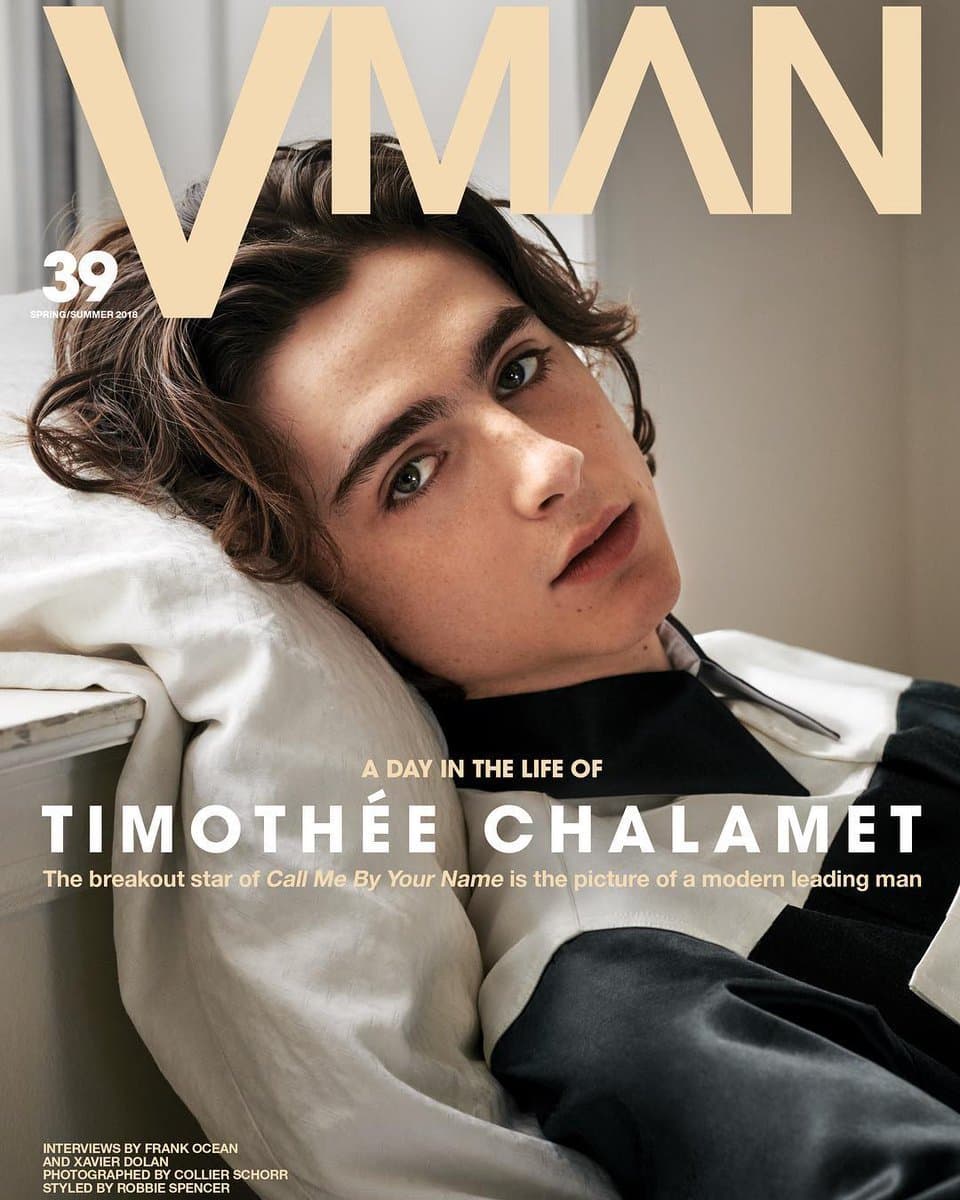 VMan Magazine Issue #39 (Spring/Summer, 2018) Timothee Chalamet Cover Unknown Binding