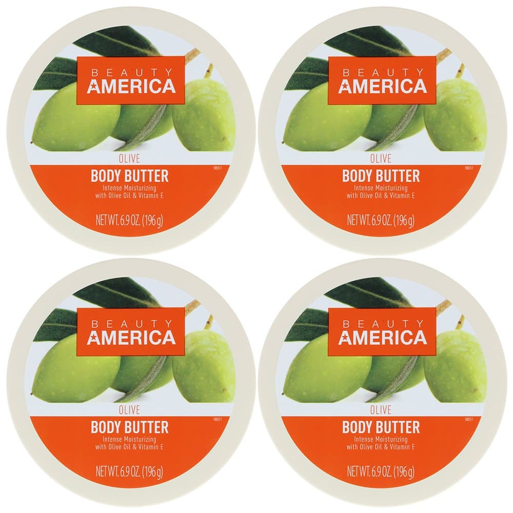 Intense Moisturizing Body Butter With Olive Oil & Vitamin E, 4 pack