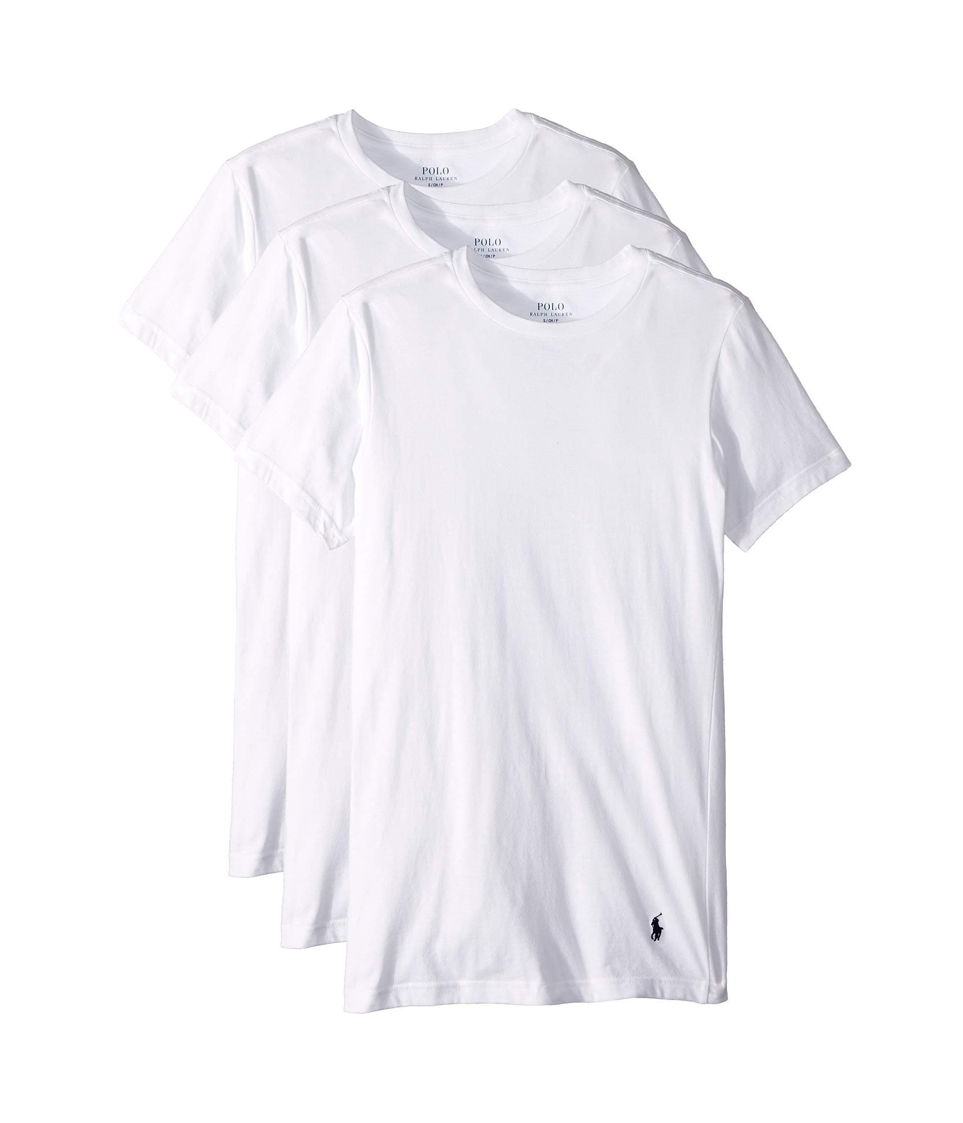 Men's Classic Fit Cotton Crews 3-Pack