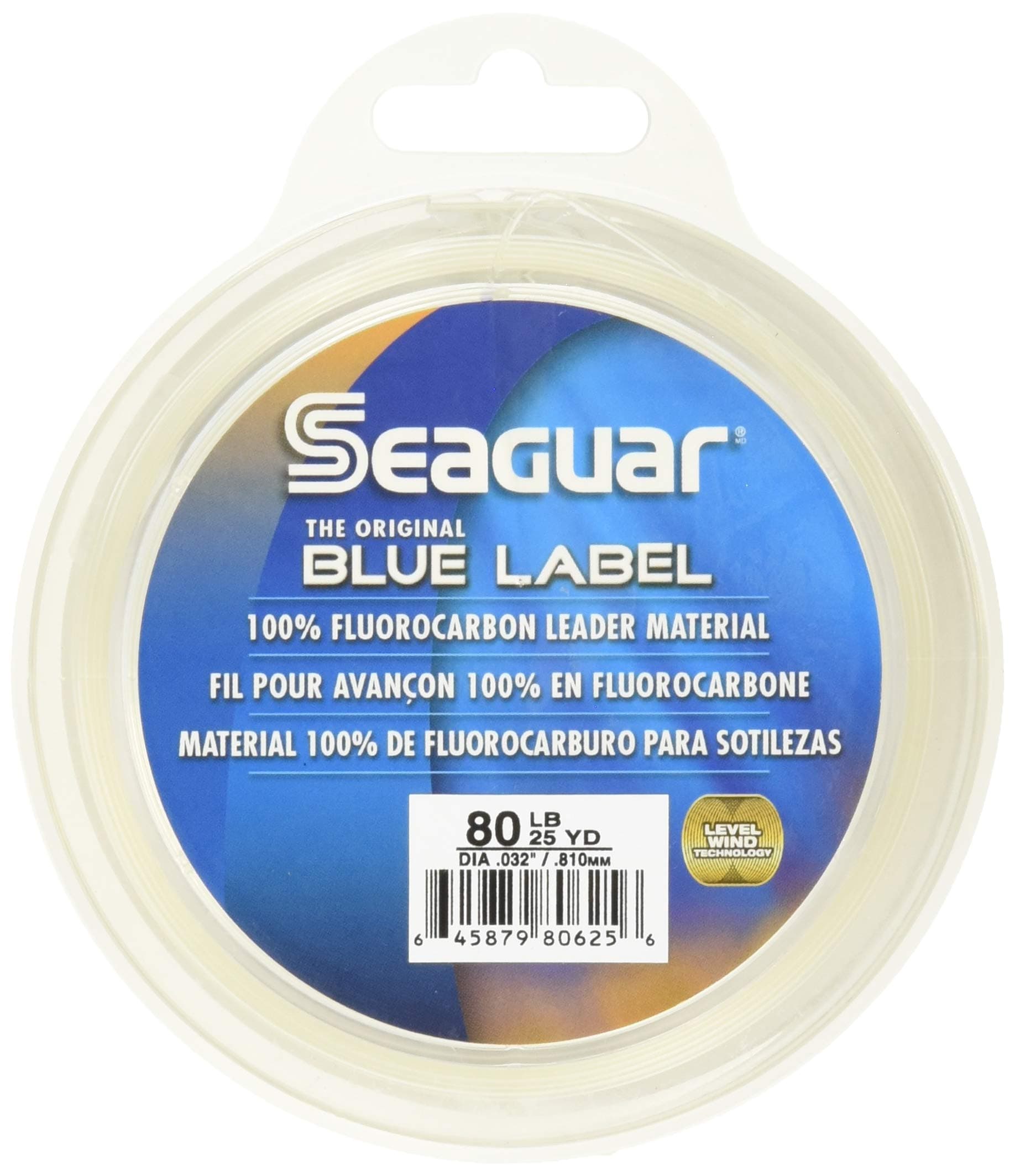 Blue Label Fluorocarbon Line Leader Clear (25 Yd/8-Lb Test)