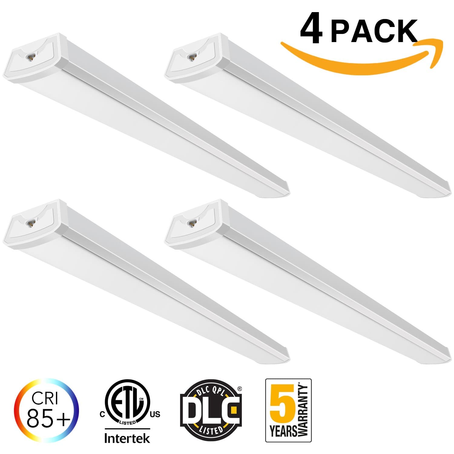 FrenchMay 4P 4 Pack Shop Close to Ceiling Light Fixtures