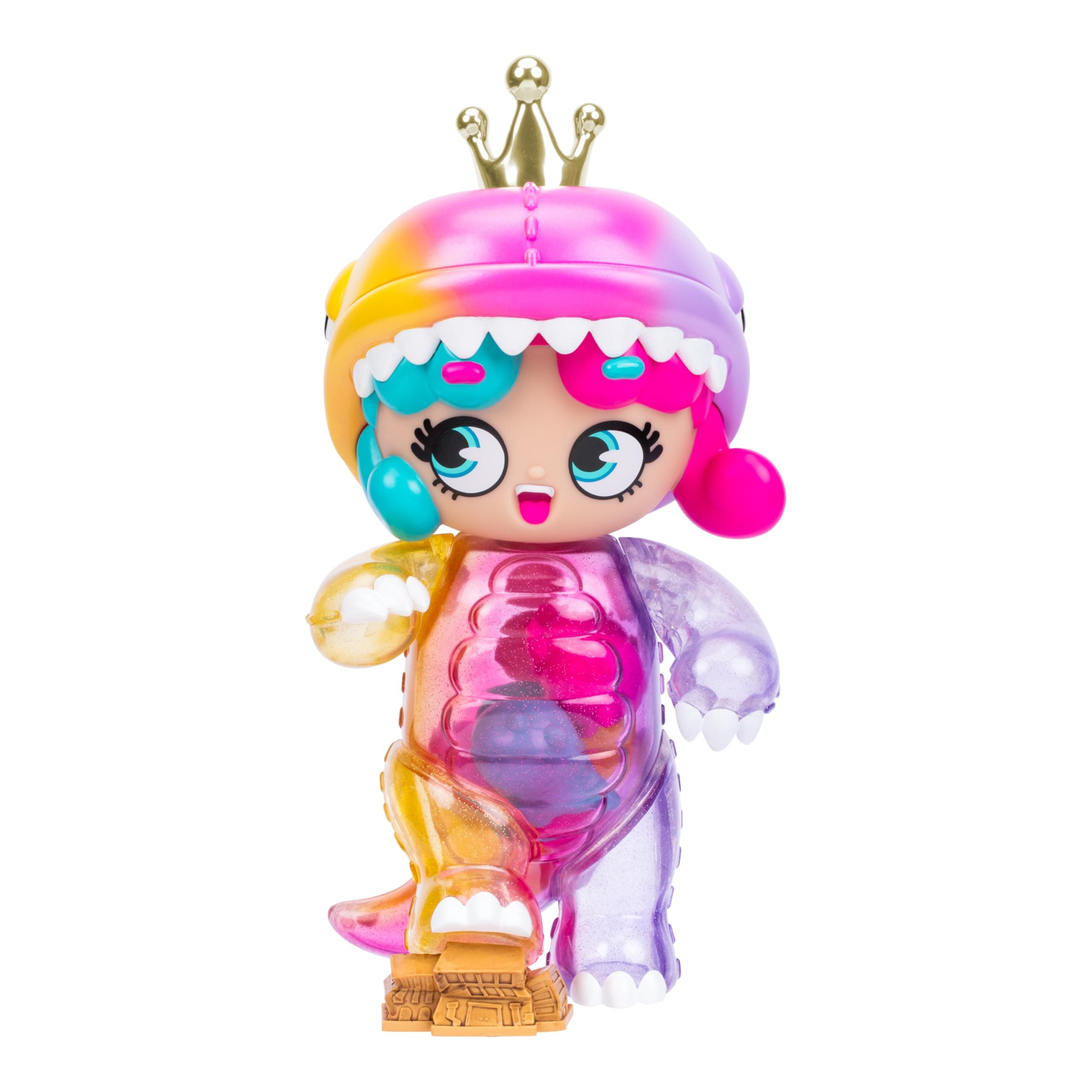 Deluxe Kween Of Rawr 11-Inches, Large Collectible Figurine & Fearless Kweens Collectible Doll Toys Series Includes Display Case, Toy Gift, Cake Topper, Display Toy, Home Décor