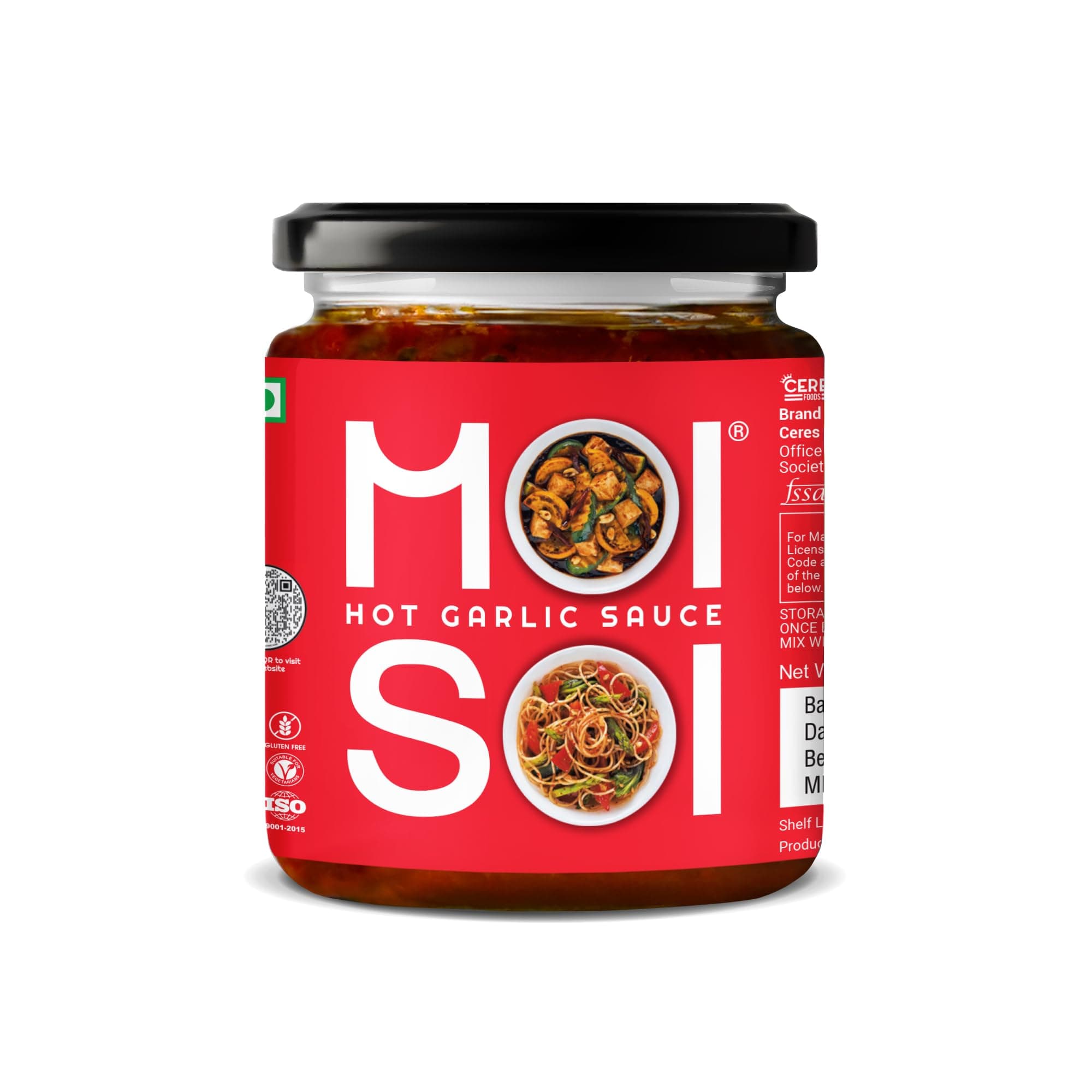 Hot Garlic Sauce | Premium Quality Sauce Spread-Stir Fry Cooking Sauce Tofu, Paneer, Vegetables & Meat, 175 gm
