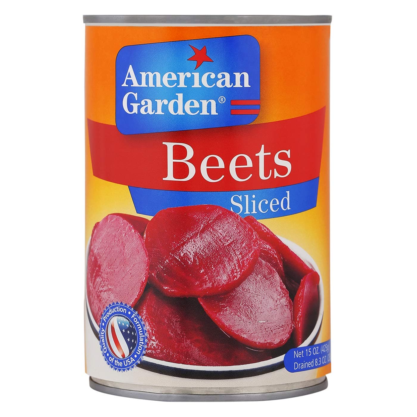American Garden Veg Sliced Beets, 425 g