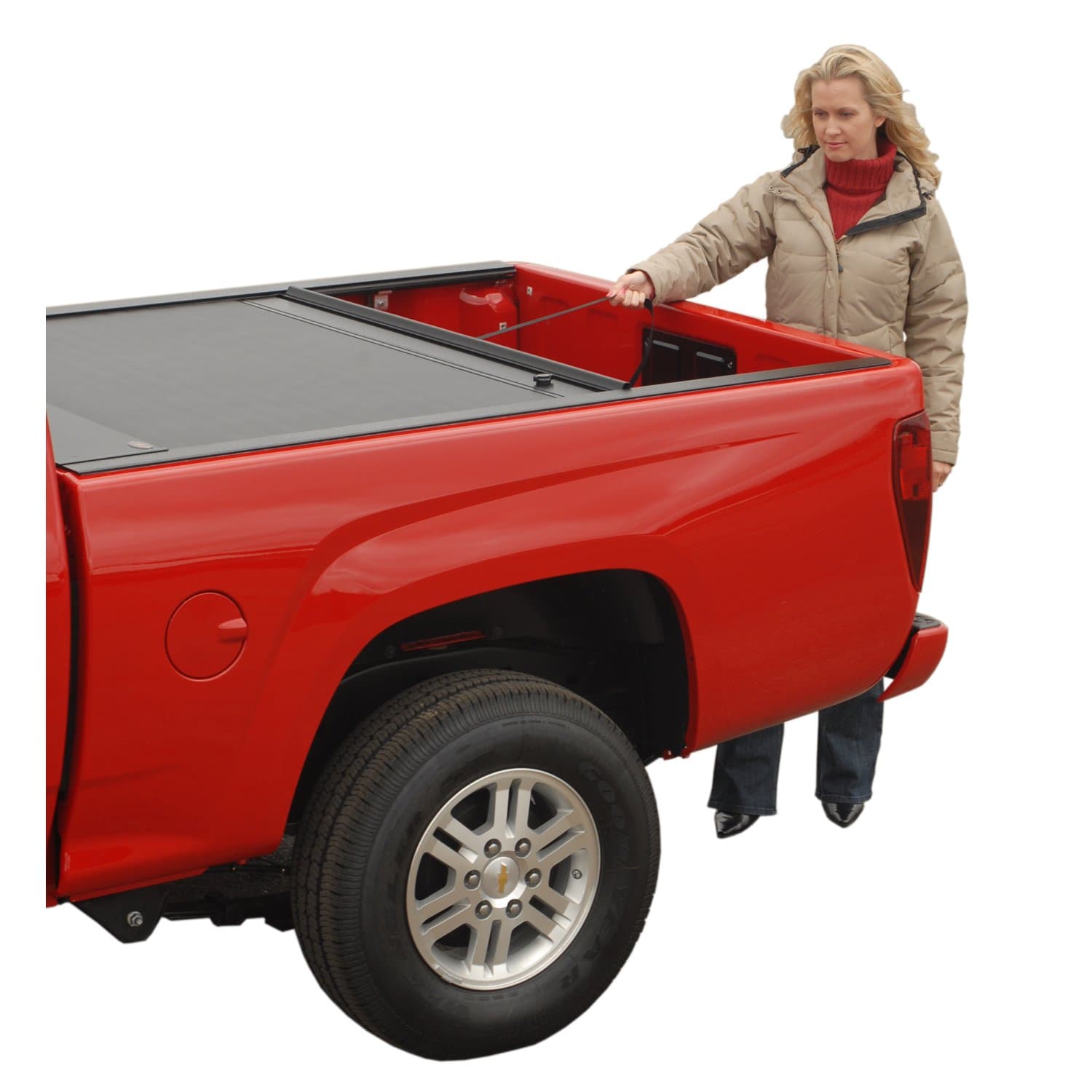 Pace Edwards TR2068 JackRabbit Spring-Action Retractable Tonneau Cover (Rails not Included)
