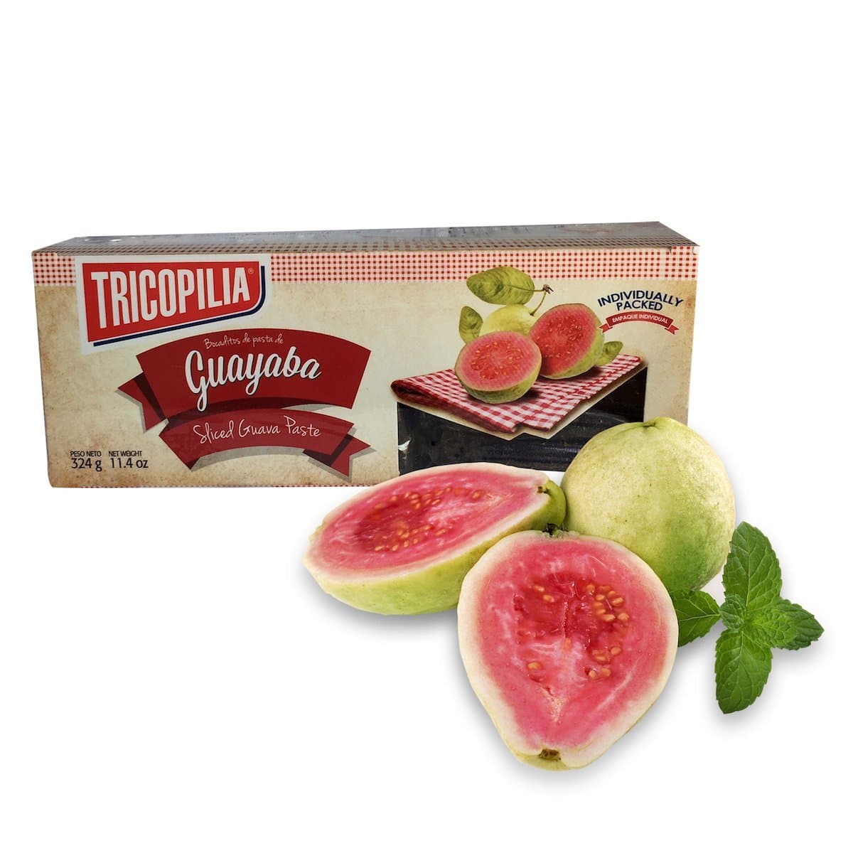 Tricopilia Sliced Guava Paste - 11.4 Ounces, from Costa Rica.