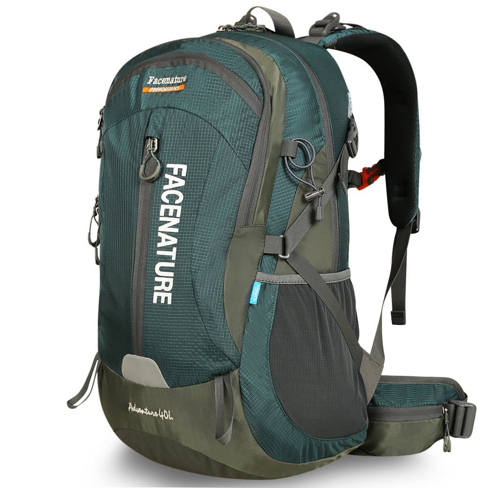 Sports Waterproof Internal Frame Backpack Travel Daypacks 40L 50L Bag with Rain Cover