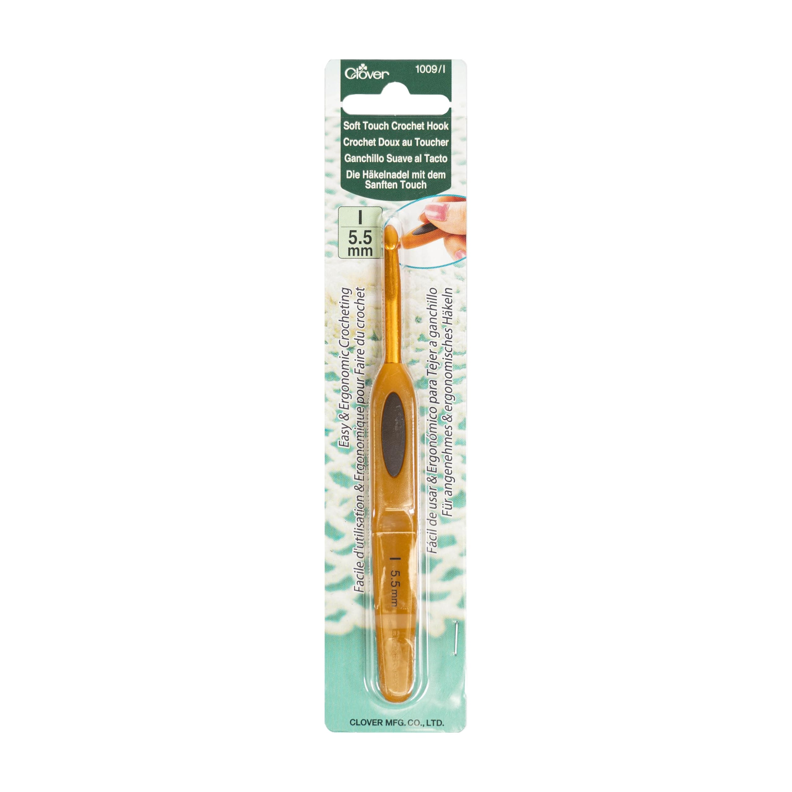 Soft Touch 5.5-mm Crochet Hooks, Size I (1009/I)