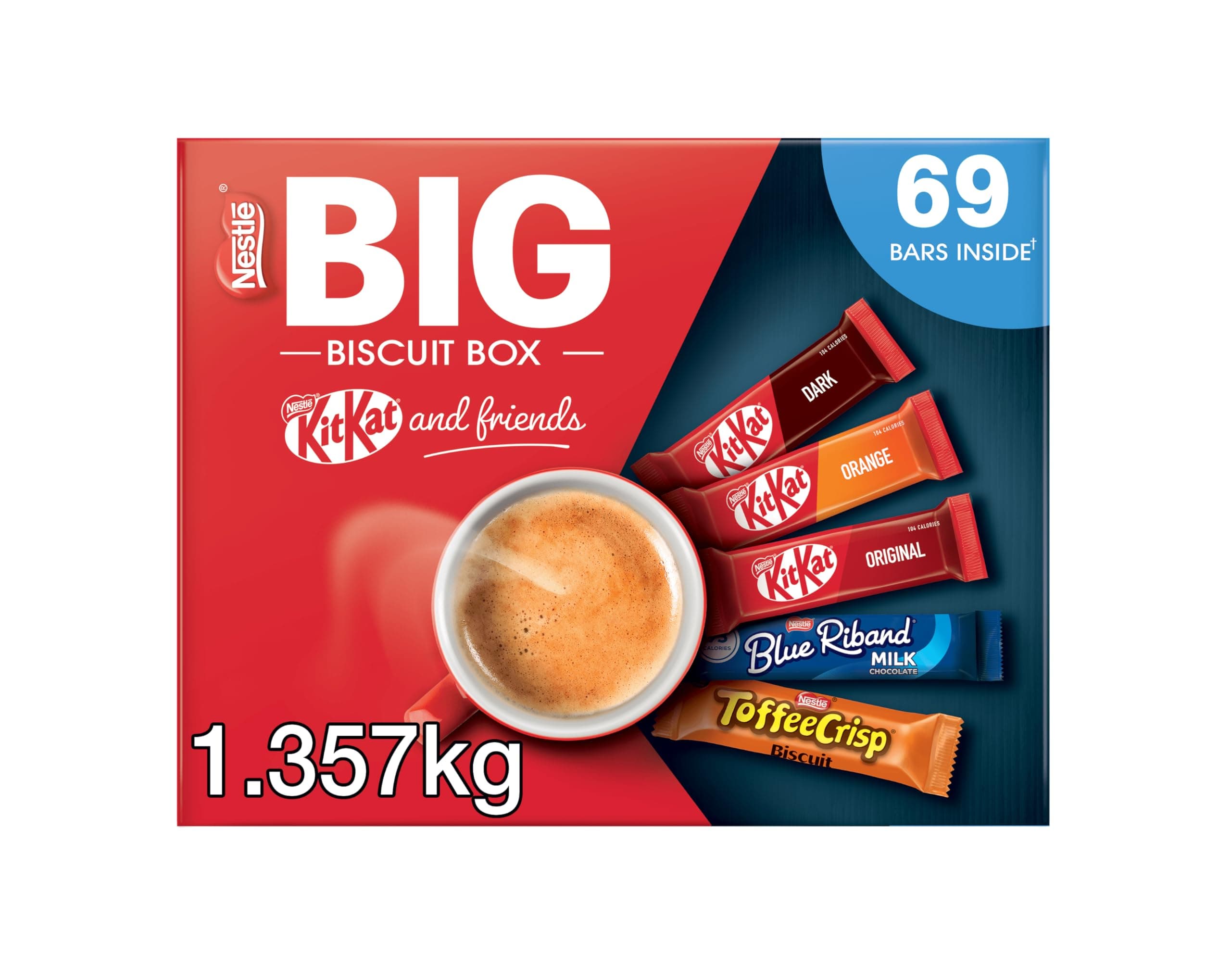 Nestle The BIG Biscuit Box 69 Bars (1 Box)