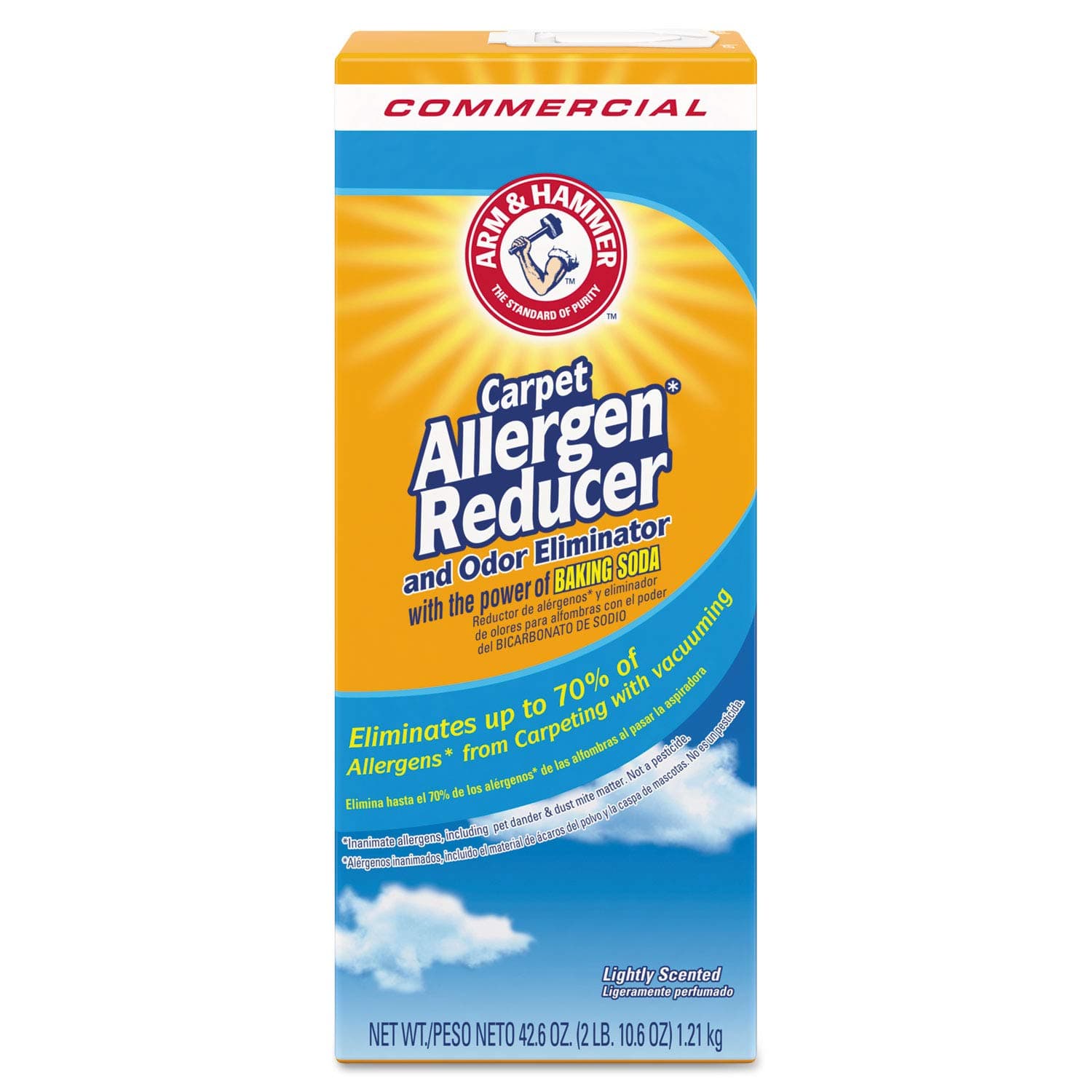 Arm & Hammer CDC 84113 42.6 oz Carpet And Room Allergen Reducer And Odor Eliminator, Shaker Box
