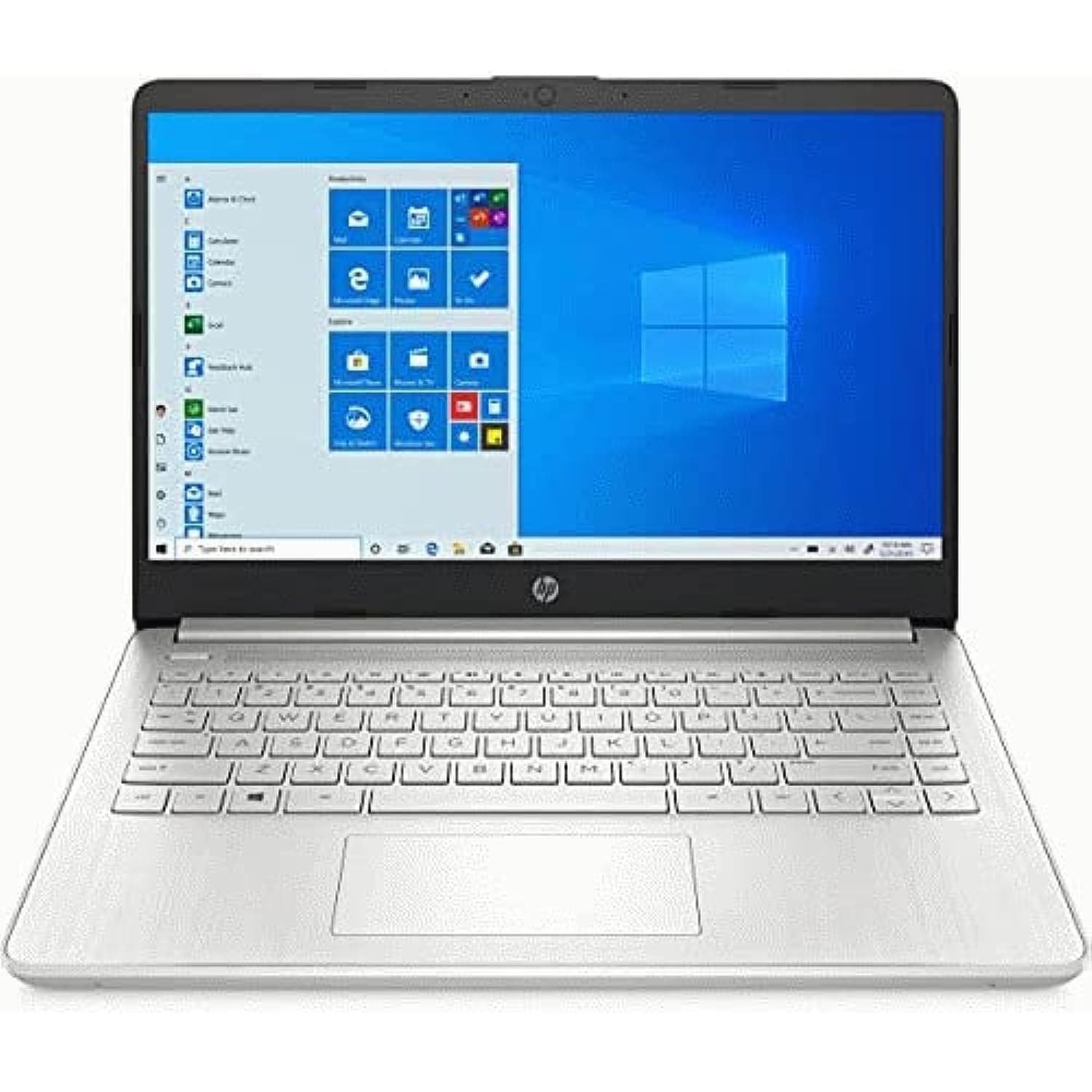 HP14-dq2053cl 14" Full HD Notebook Computer, Intel Core i3-1125G4 2GHz, 8GB RAM, 256GB SSD, Windows 11 Home S Mode, Natural Silver