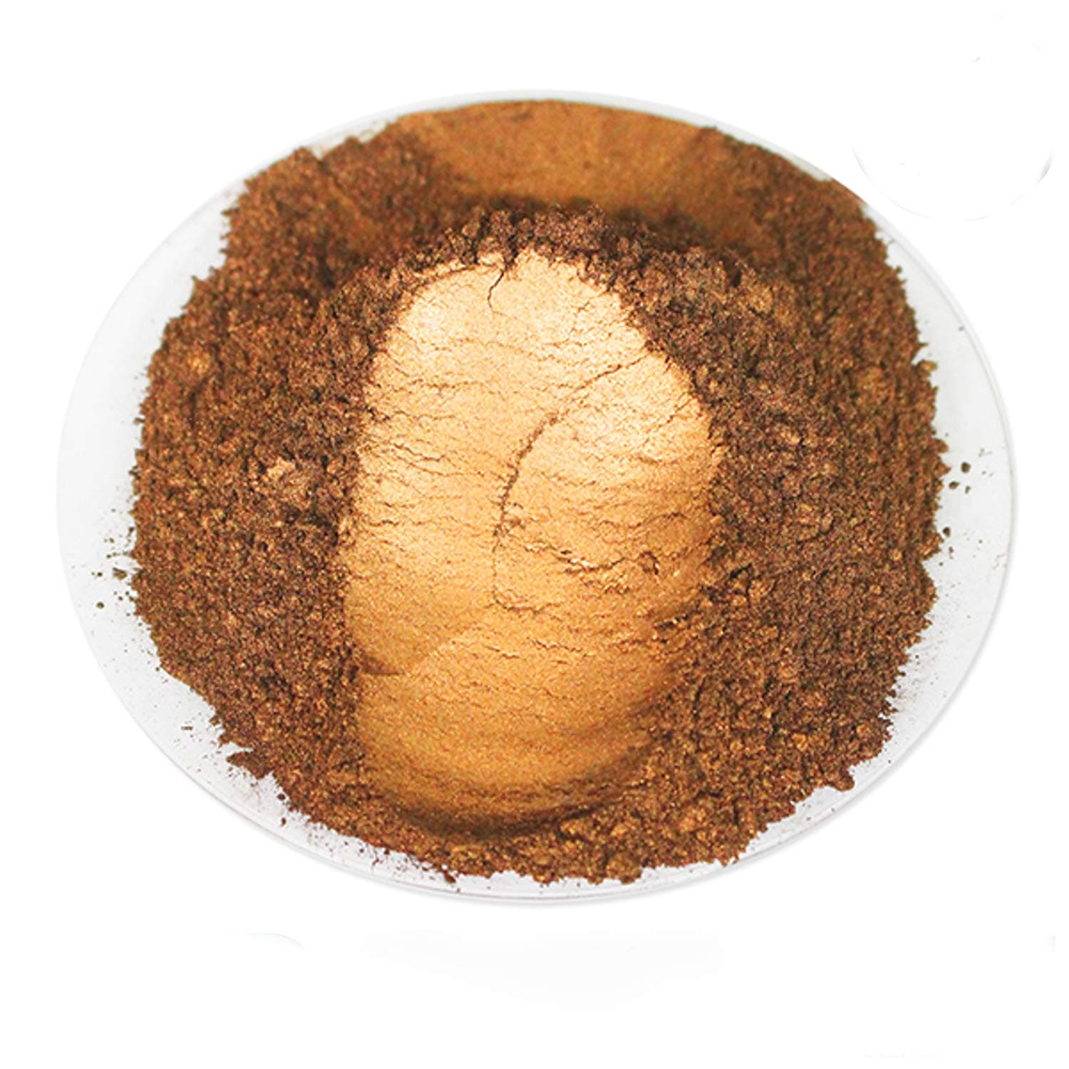 Cosmetic Mica Powder Pigment Soap Nail Art Additive Soy Wax Candle Resin (5g, Antique Copper)