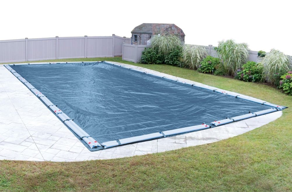 Pool Mate 351840RPM Heavy-Duty Blue Winter Pool Cover for In-Ground Swimming Pools, 18 x 40-ft. In-Ground Pool