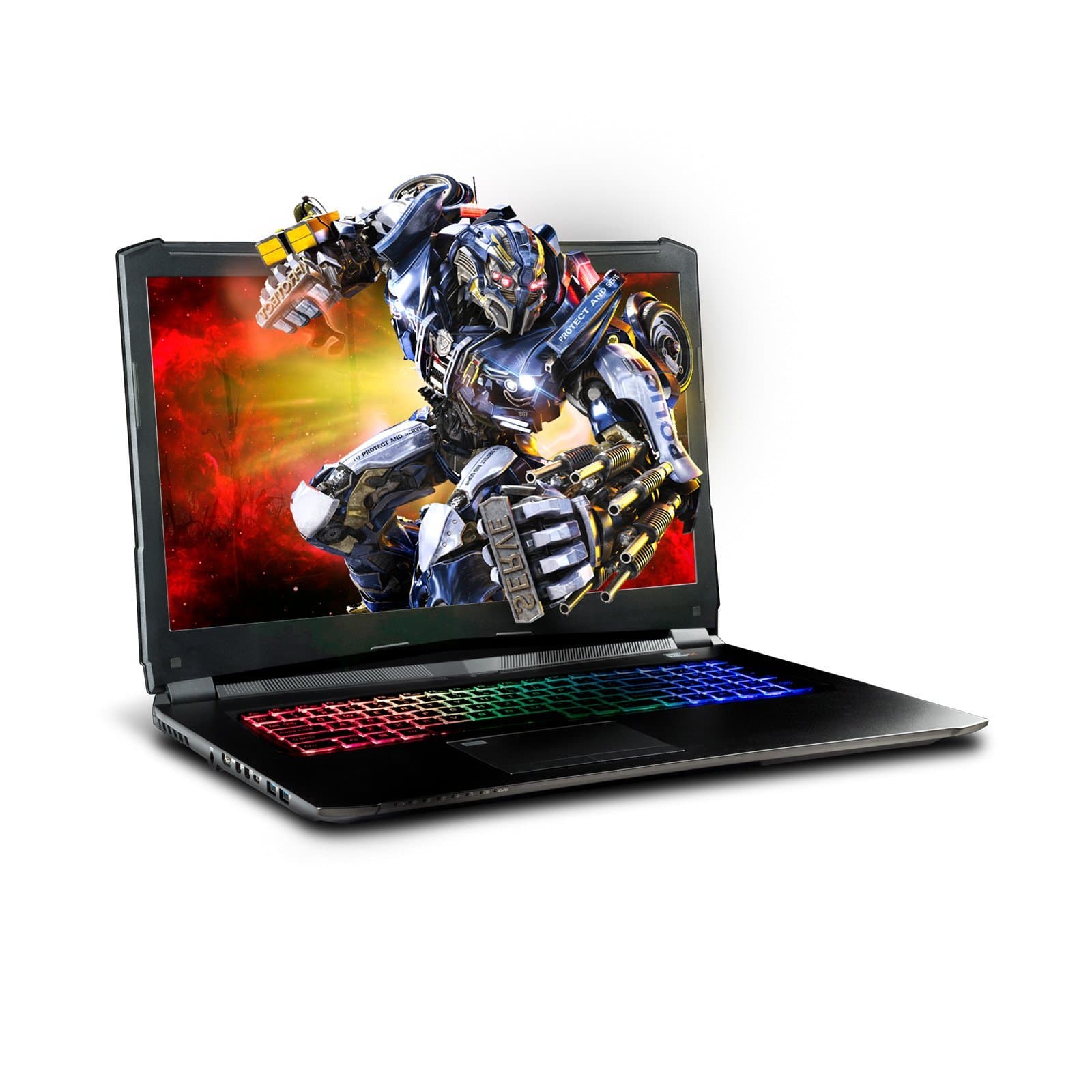 Sager NP8374 17.3” FHD 120Hz 3ms Gaming Laptop, Intel Core i7-8750H, GTX 1070 8GB DDR5, 16GB RAM, 250GB NVMe SSD + 1TB HDD, Windows 10 Home