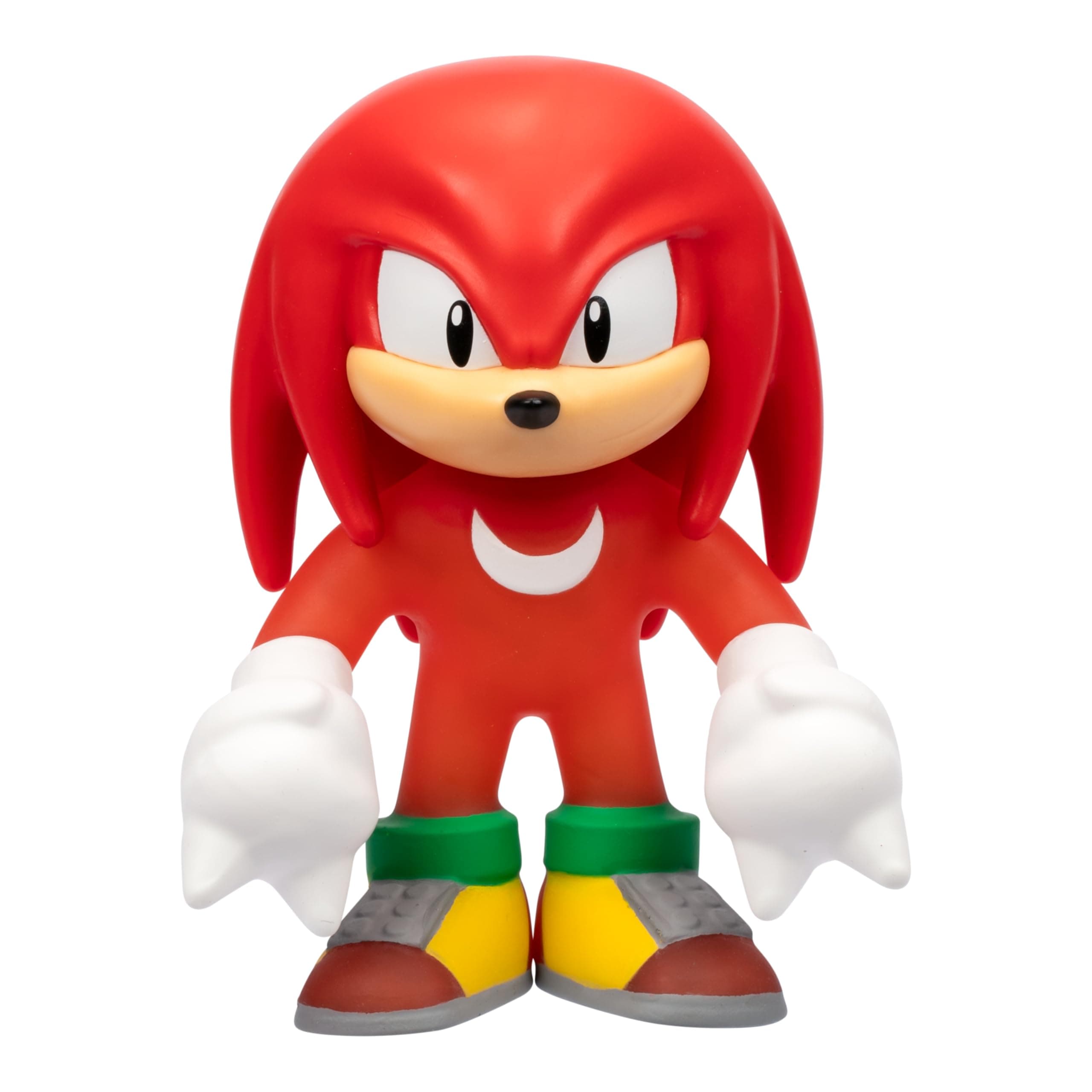 Unstoppable Surge Knuckles, Powered Up with Glow Surge Giving Him Glow-in-The-Dark Powers, Scrunchy, Stretchy Filling, Stretch Him Up to 3 Times His Size