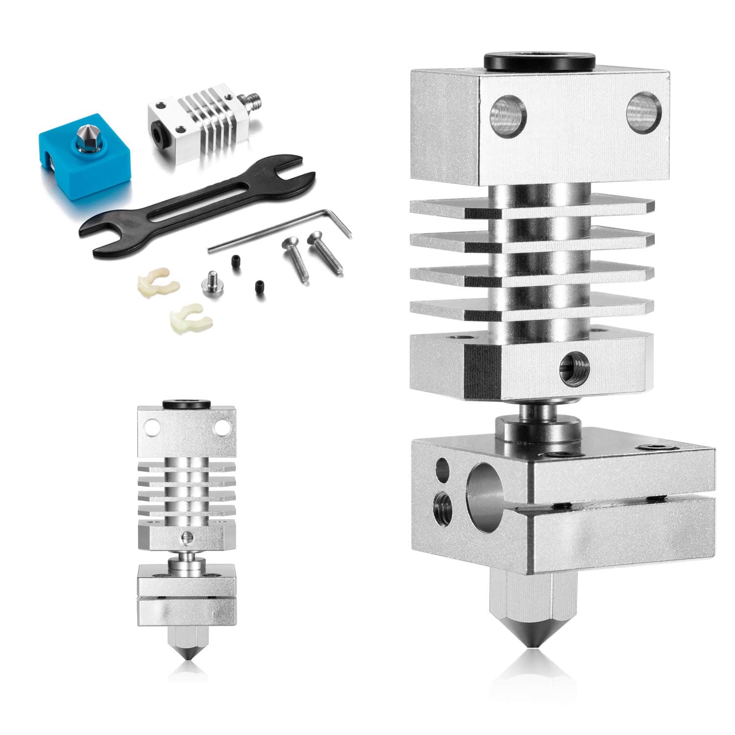 All Metal Hotend Kit for Creality CR-10 / CR10 / CR10S / Ender 2 / Ender 3 Ender 5 Printers .4mm