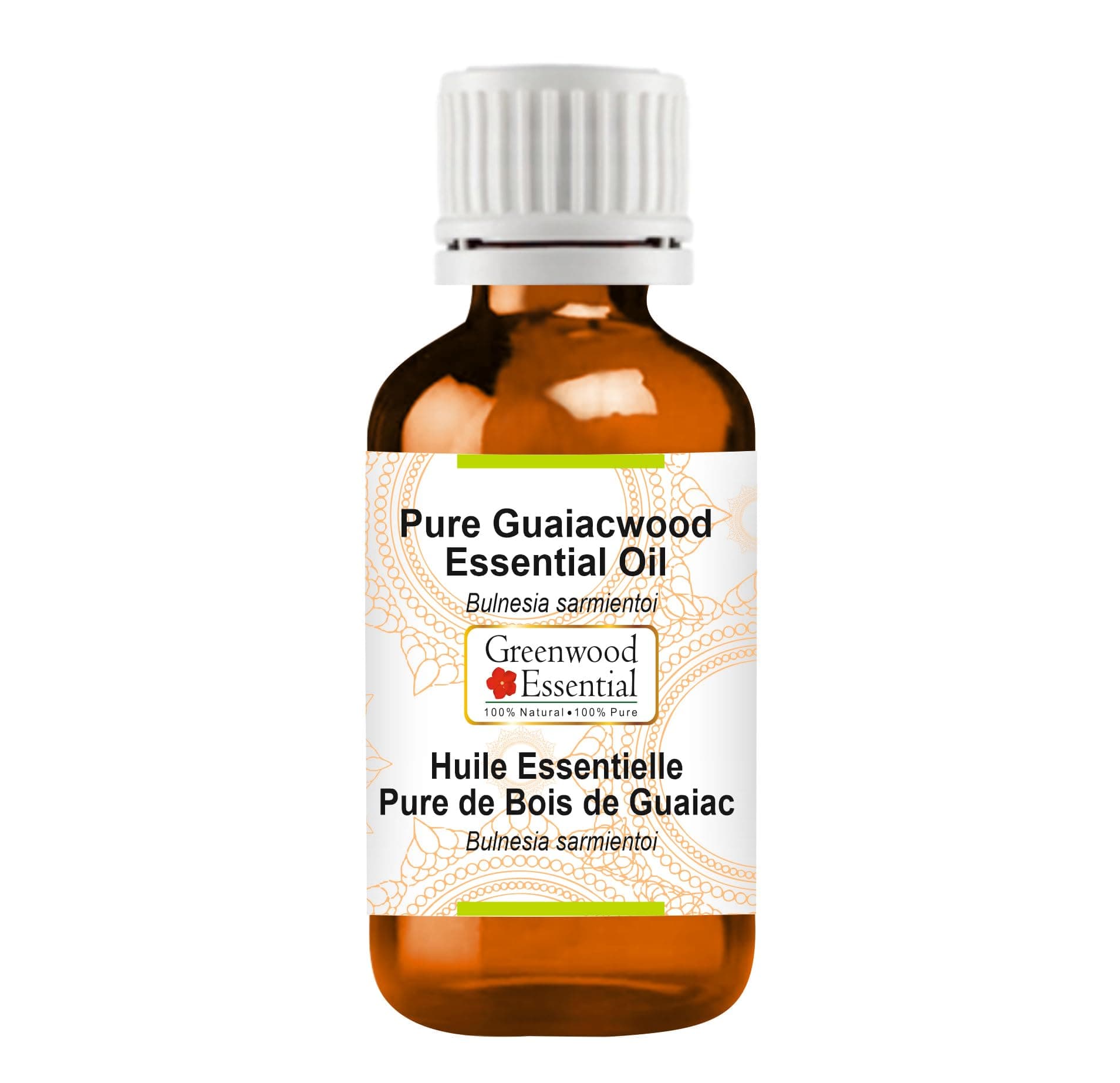 Greenwood Essential Guaiacwood Essential Oil (Bulnesia sarmientoi) Pure | Viscous Texture | Rich Aroma | Unisex | All Skin Types |Natural Extract Steam Distilled 15ml