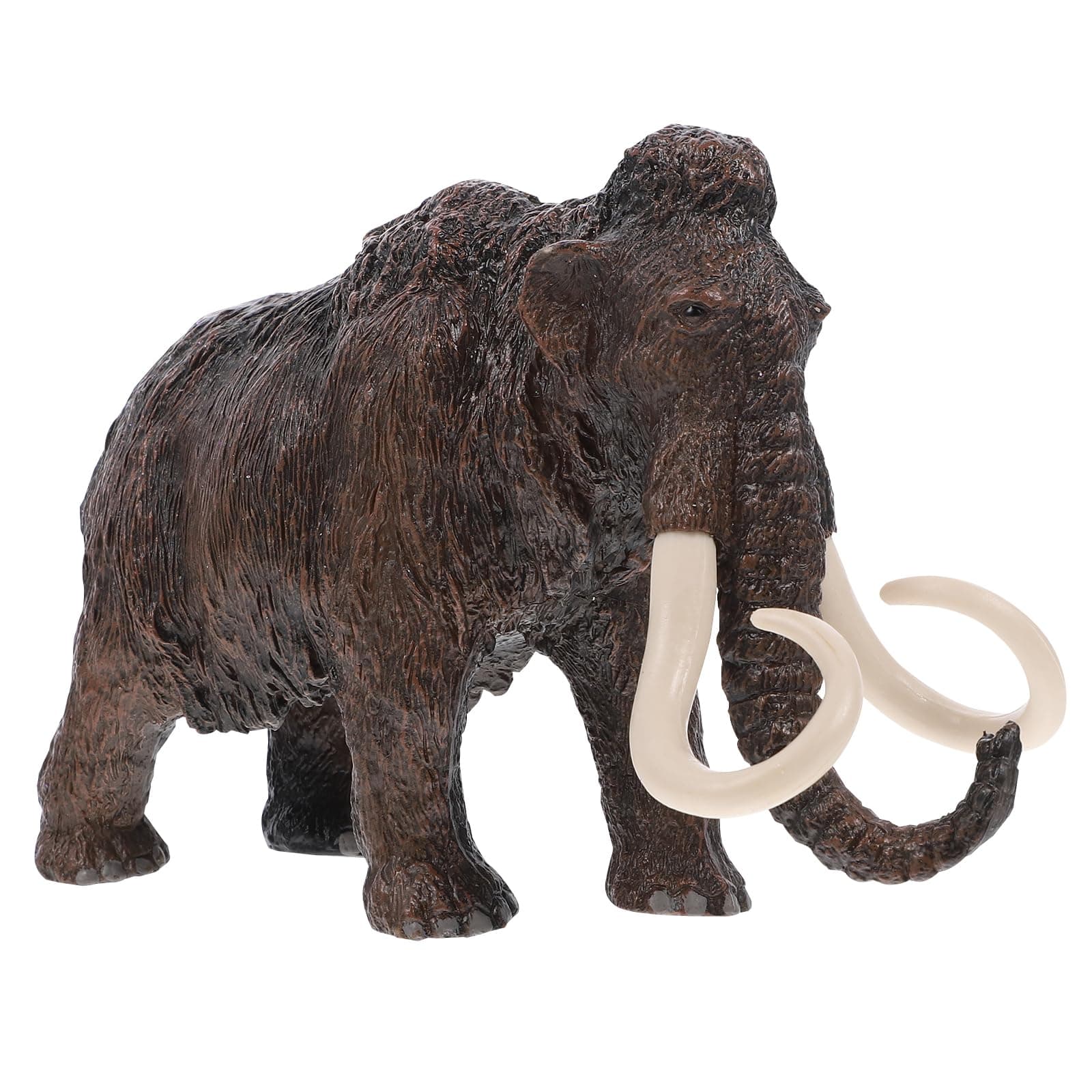 NUOBESTY Woolly Mammoth Realistic Prehistoric Extinct Animal Collection Toy Figurine Forest Wildlife Elephant Ornament Model