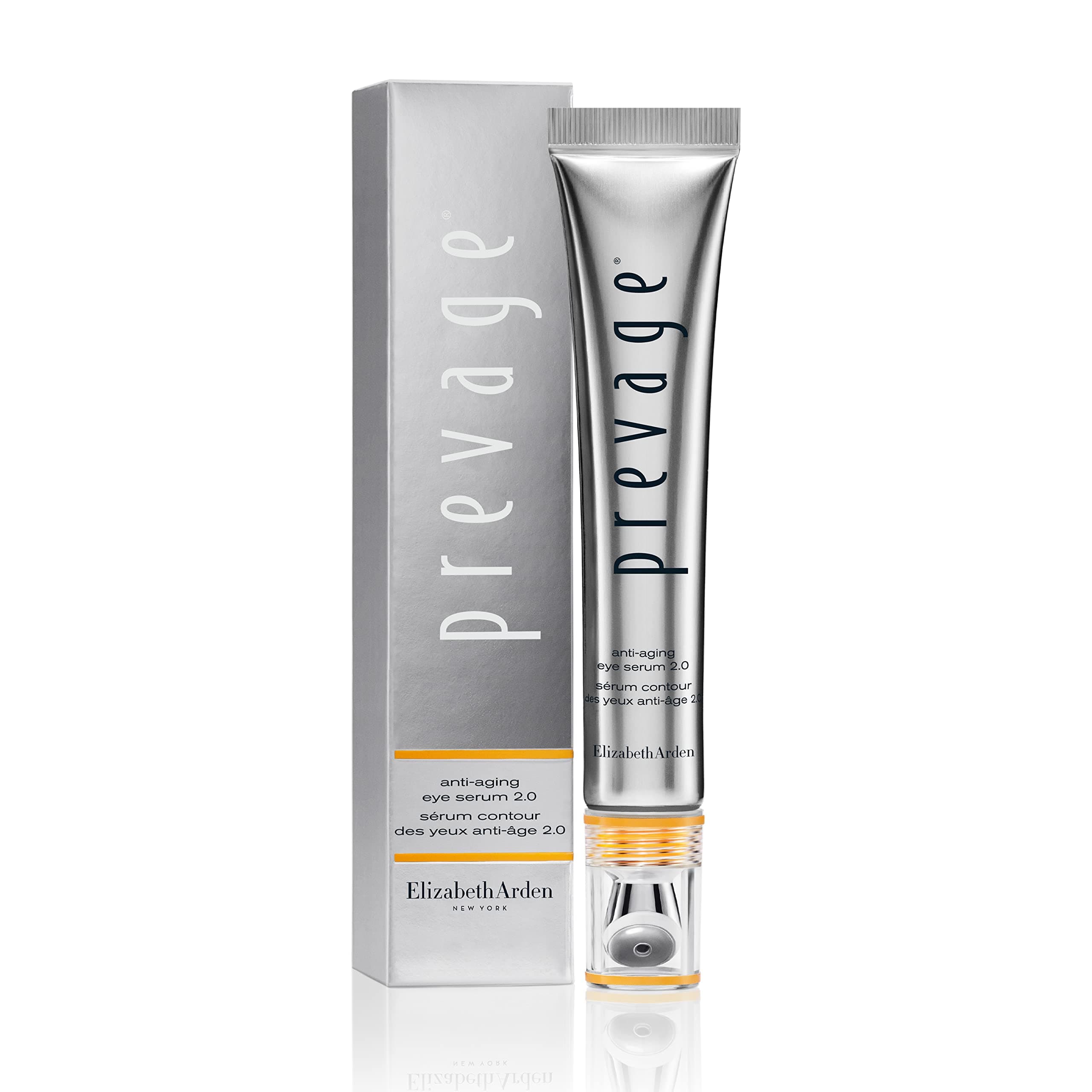 PREVAGE Under Eye Serum 2.0, Anti Wrinkle Serum with Cooling Tip, Fixes Crow's Feet, Puffiness, Dark Circles, and Loss of Radiance and Firmness, Safe for All Skin Types, 0.6 oz Tube