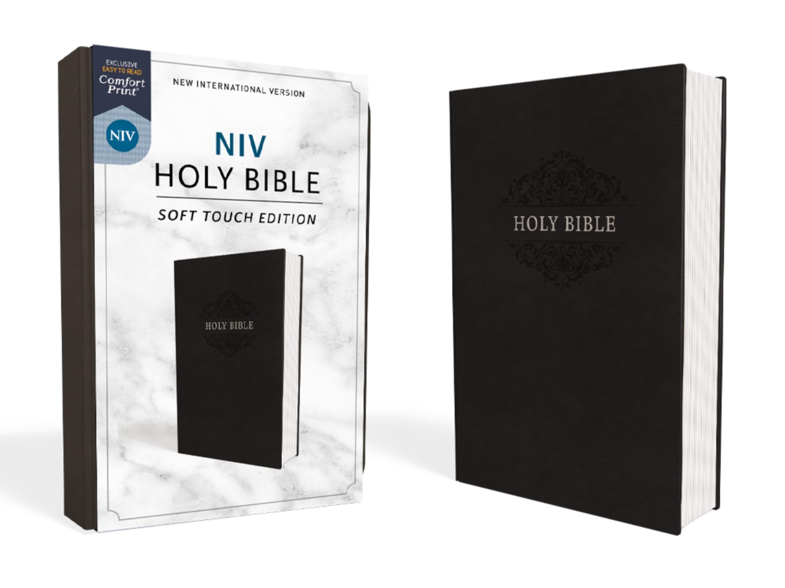 Holy Bible: New International Version, Black, Leathersoft: Soft Touch Edition: Comfort Print