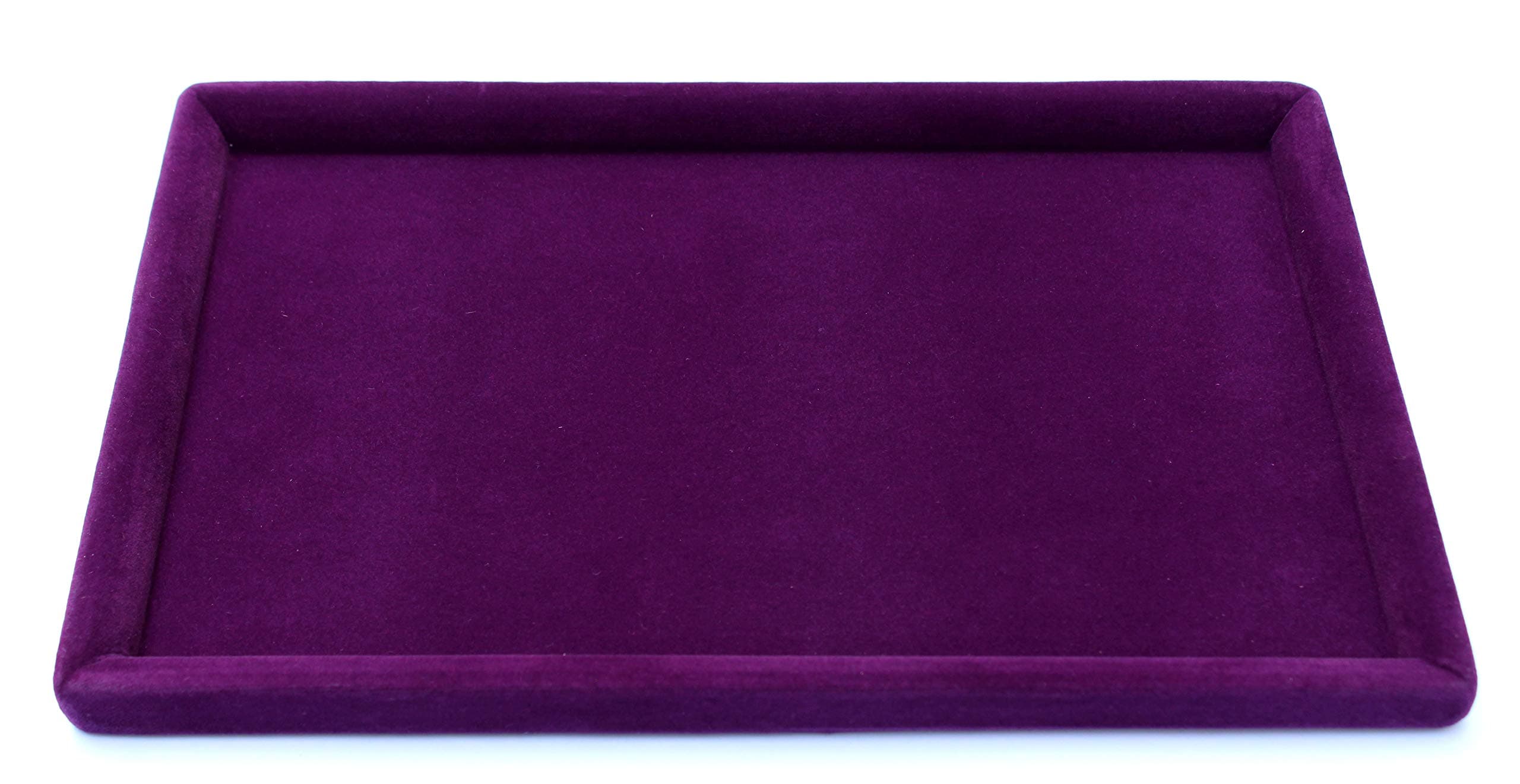 Girija Purple 12x8 Velvet Display Tray