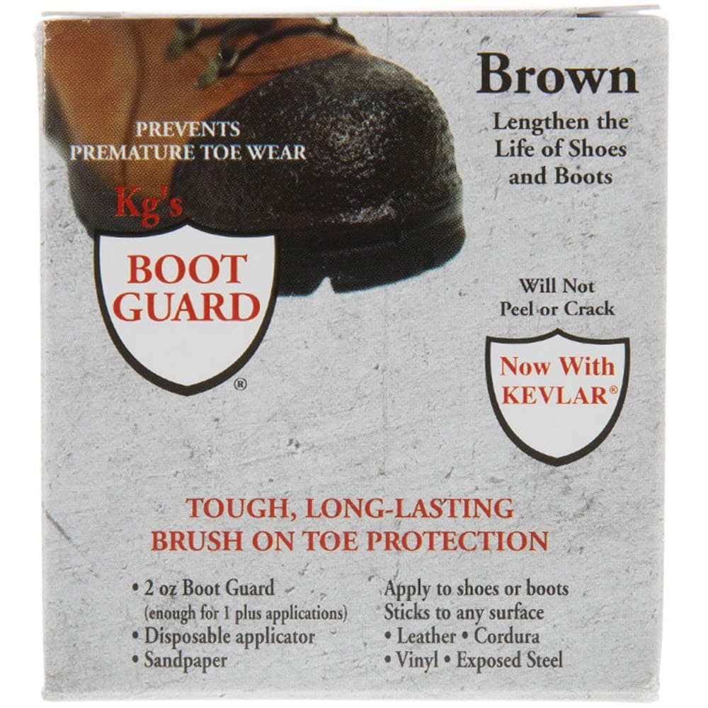 Kg'sKg's Boot Guard Brush on Toe Protection (Brown)