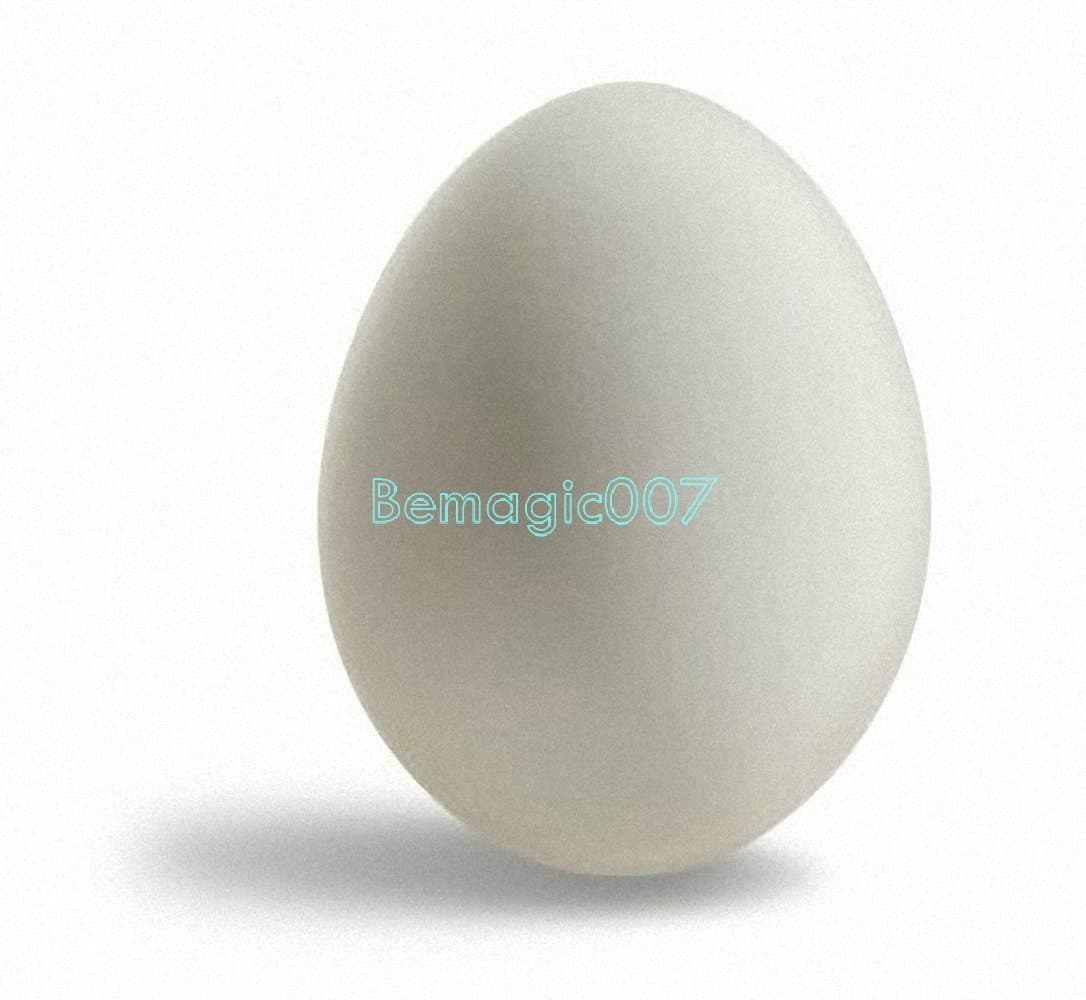Magic Accessories Rubber Egg White