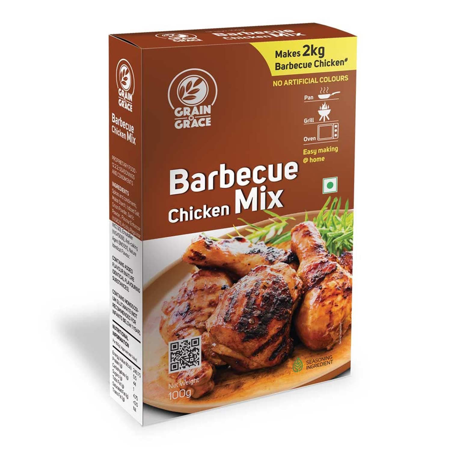 Grain n Grace Barbecue Chicken Mix (100g)
