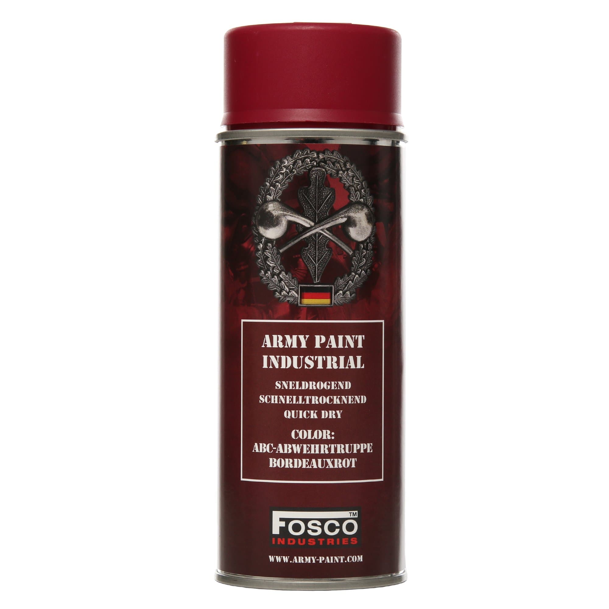monstercolors Army Paint 400ml Defence Force Bordeaux/Red spray paint military vehicle paint camouflage