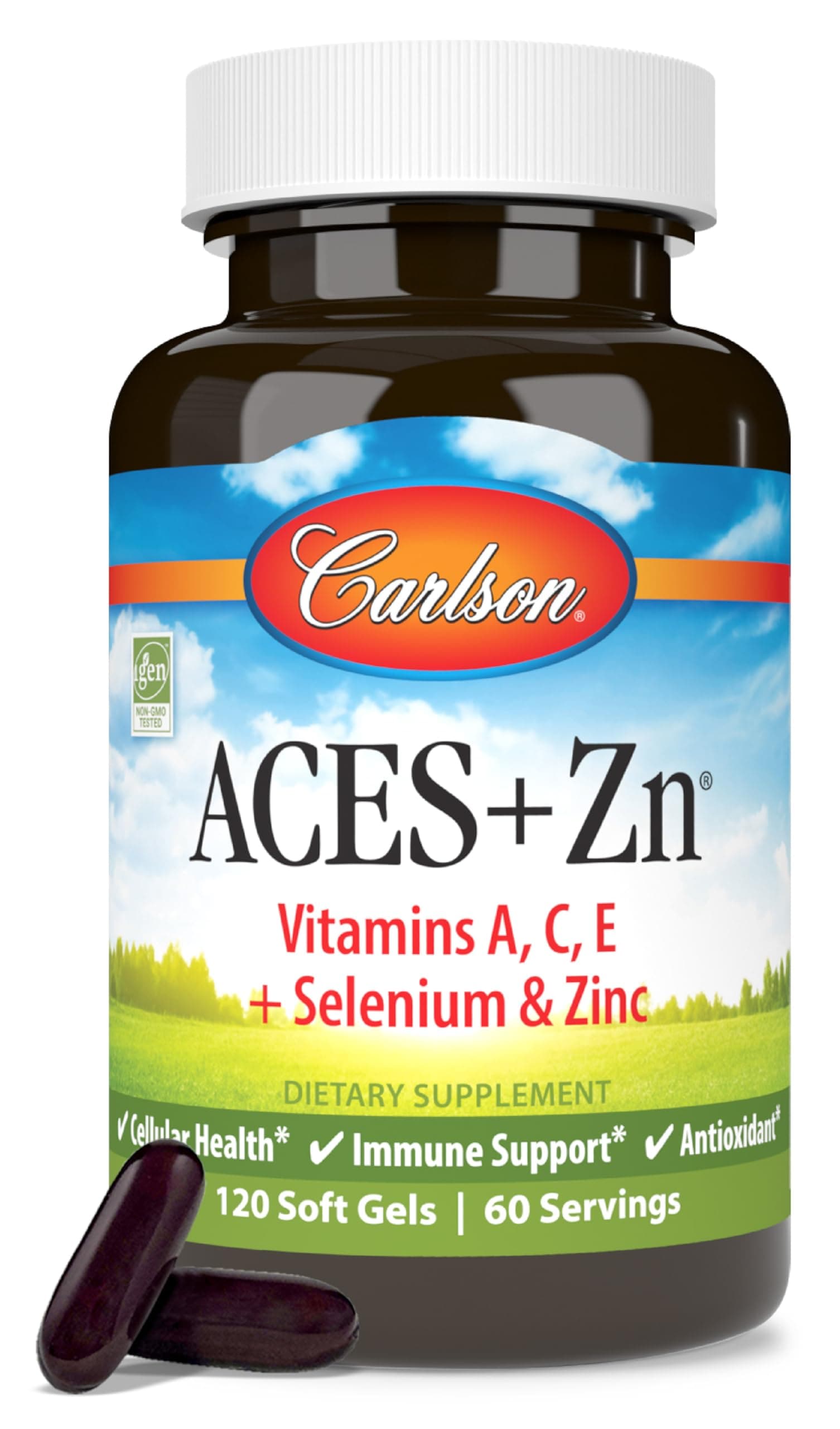 Labs - Aces + Zn Vitamins A, C, E Plus Selenium And Zinc 120 Softgels 118626