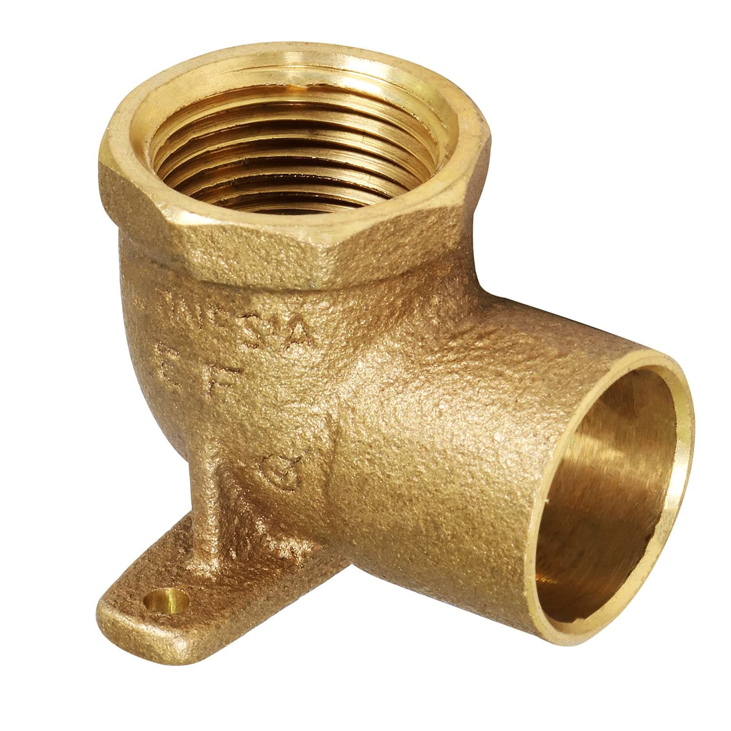 Everflow Supplies CFDL0034-NL 3/4" Nominal Diameter Cast Brass 90 Degree Elbow with Sweat Socket and Female Threaded Connect