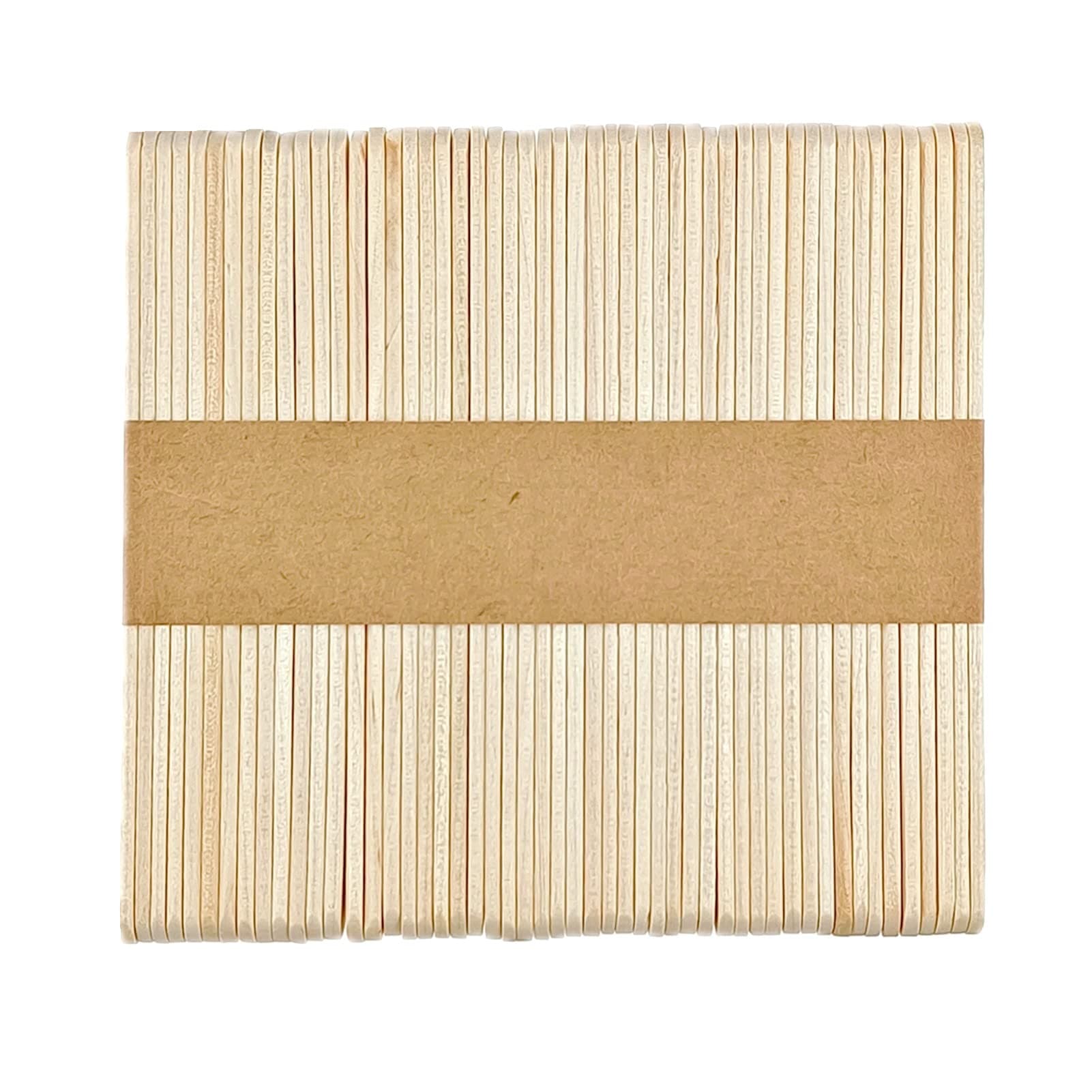 Natural Wooden Lollipop Sticks, 50pcs Ice Cream Sticks with Smooth Edges Kids Craft Popsicle - Lolly Pop Stick, 93 X 10 X 2mm