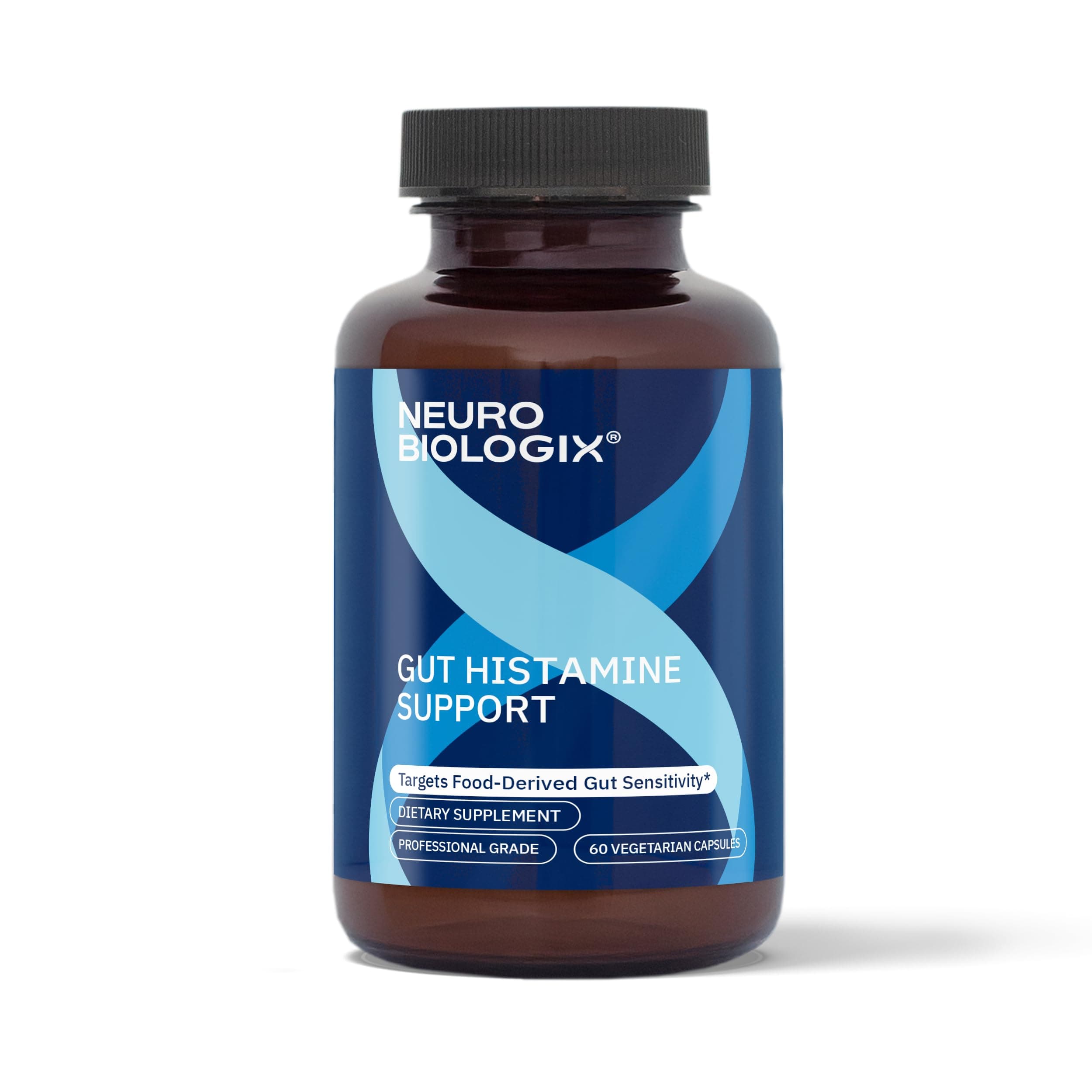 Gut Histamine Support Supplement, Digestion & Immune Balance with Vitamin C, NAC, Bromelain & Quercetin, Supports Food-Derived Histamine Response for Men & Women, Vegetarian, 60 Capsules
