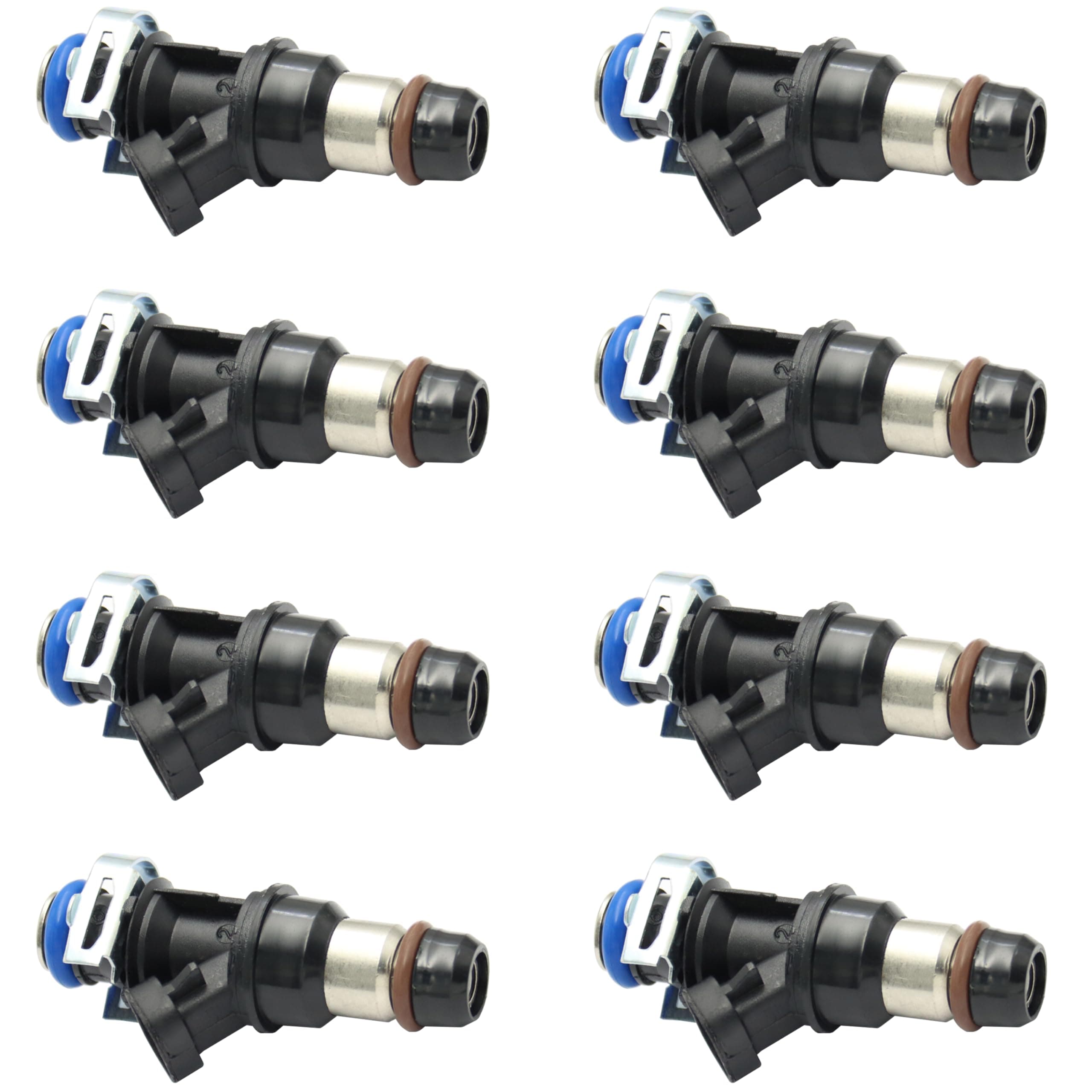 Fuel Injector set of 8 17113698 17113553 Compatible with Chevrolet Silverado Suburban Taho Express 1500 2500 3500 Avalanche 1500 - Cadillac Escalade - GMC Sierra Yukon Savana 4.8L 5.3L 6.0L