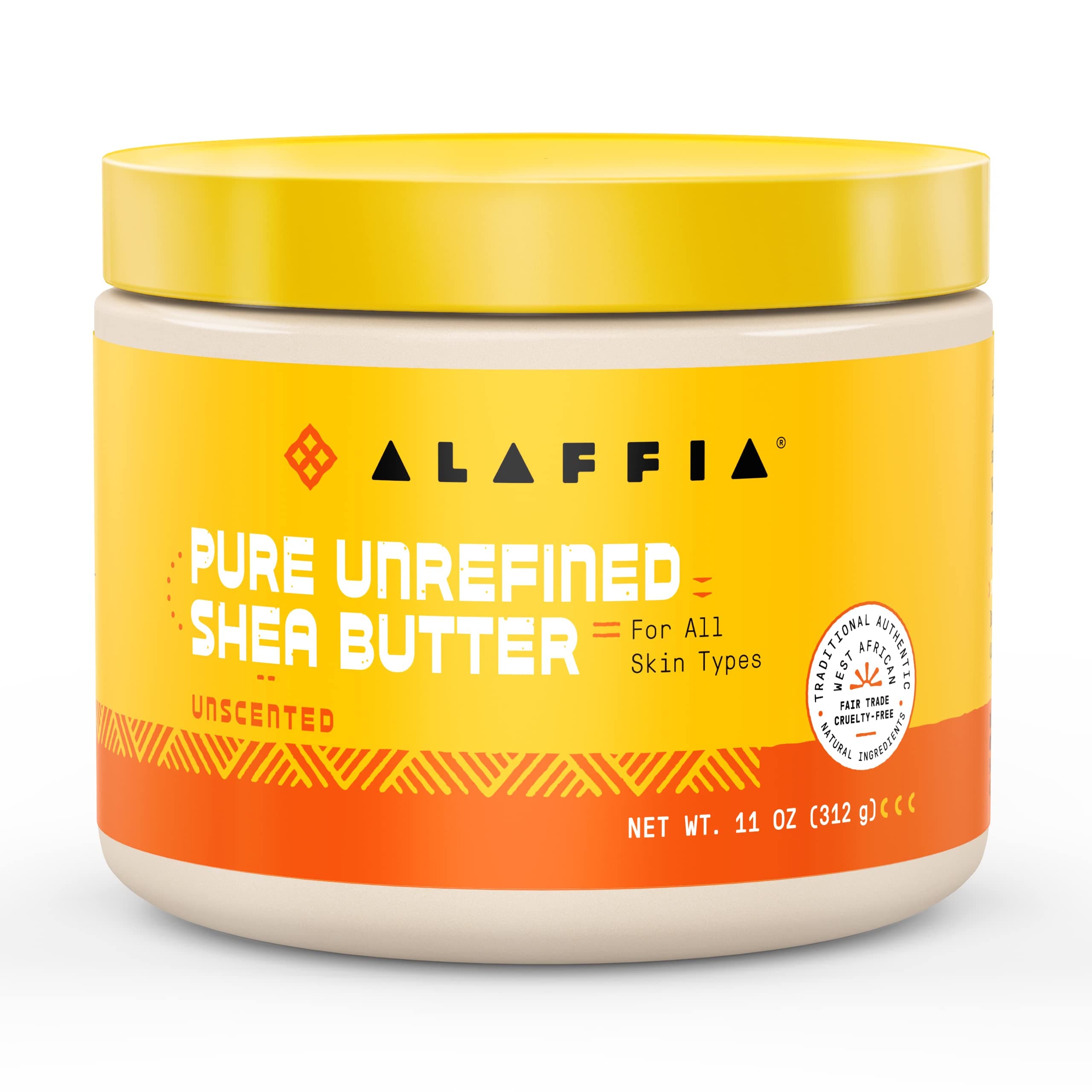 Alaffia Butter Body Shea Unscentd, 11 oz