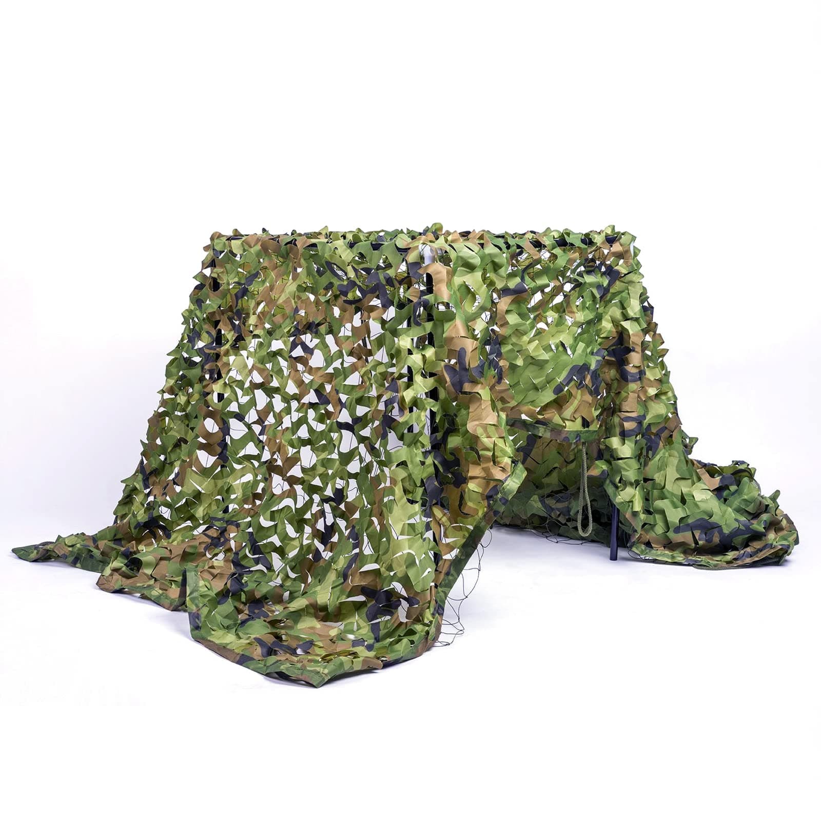 Senmortar Camo Netting, Camouflage Net Army Mesh nets Woodland Durable for Sunshade Decoration Hunting Blind Shooting Camping Photography 3 x 6.56 FT