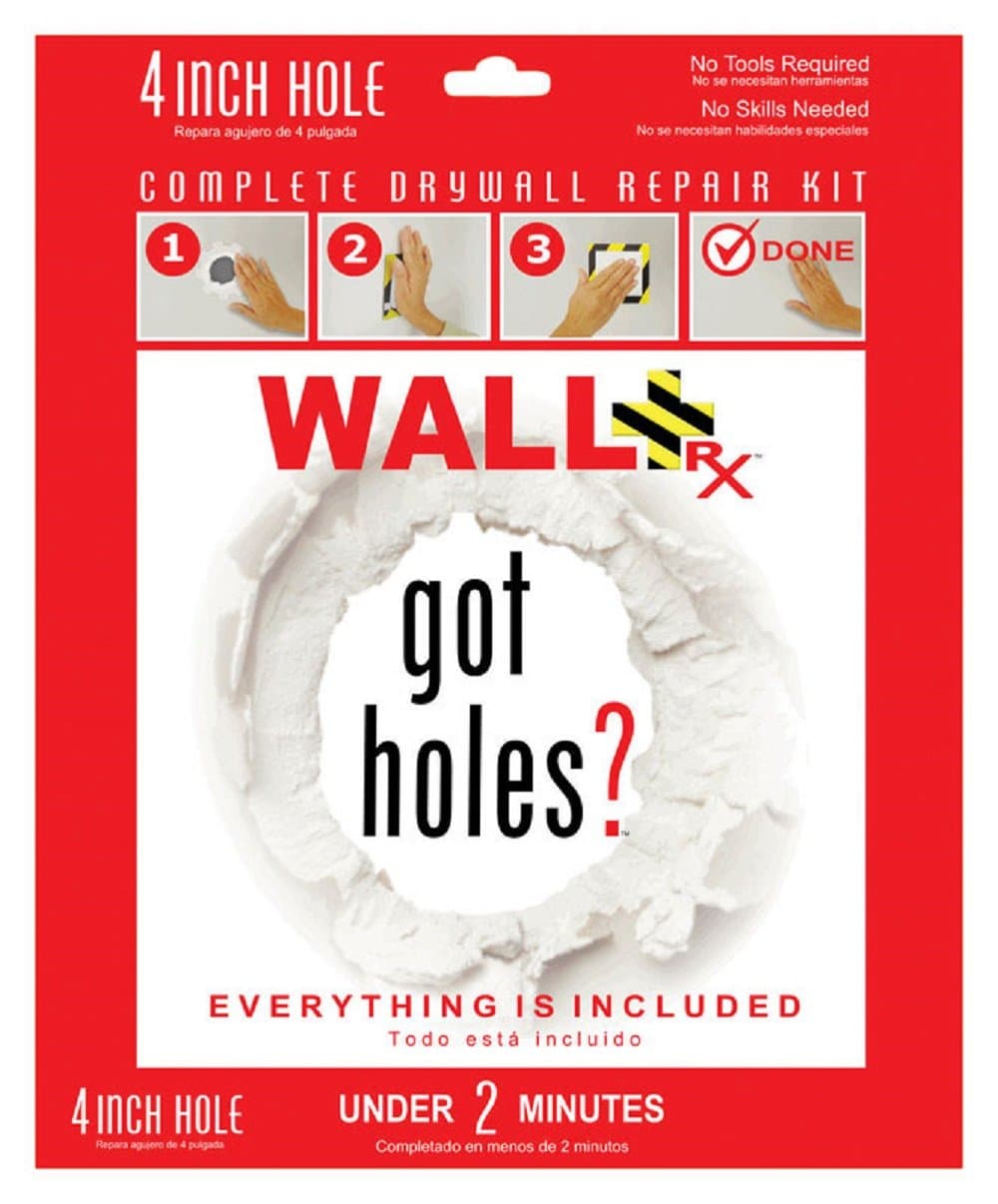 Drywall Patch Kit - 4" x 4" (1 Patch)