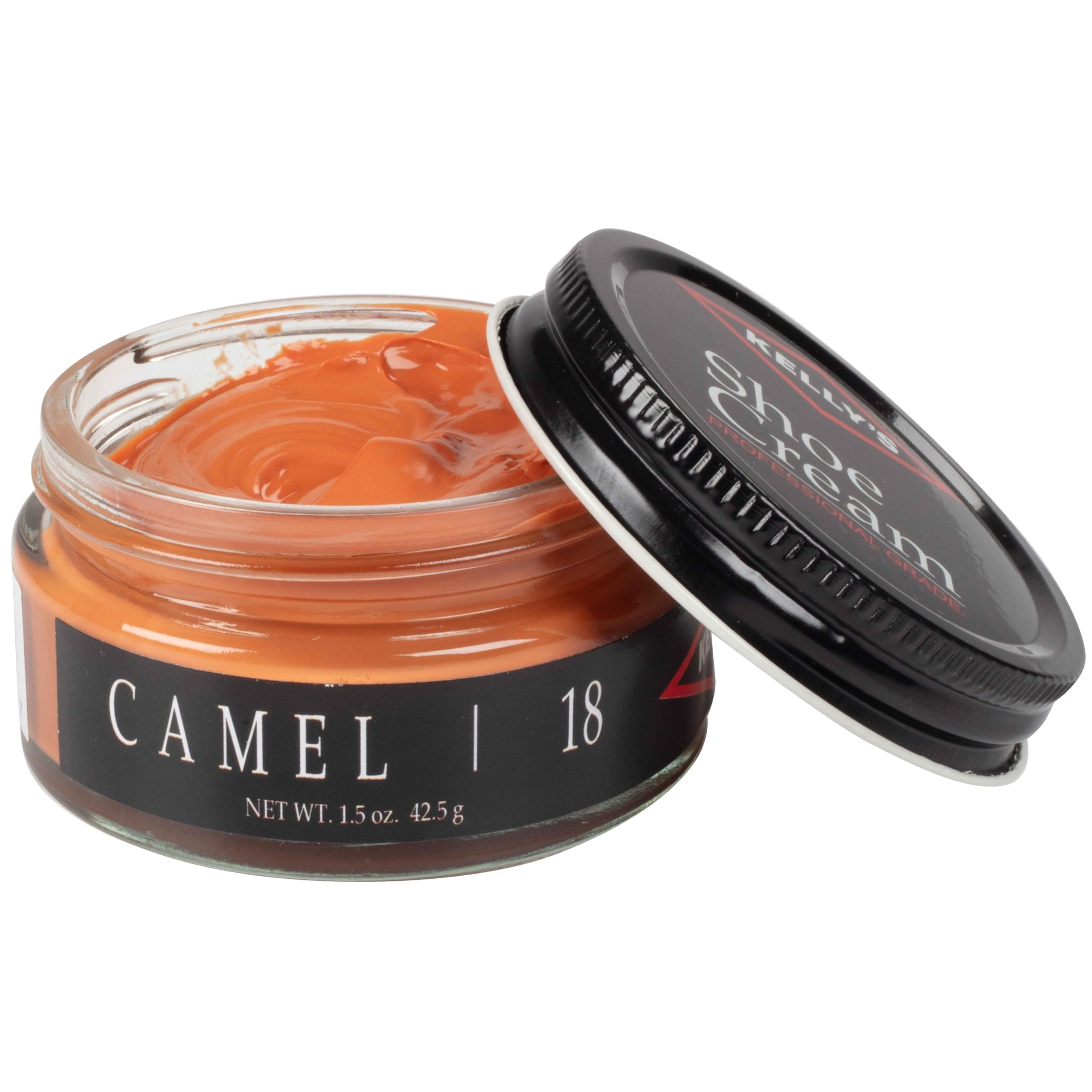 Kelly's Camel Shoe Polish 1.5 oz - Professional Leather Shoe Cream