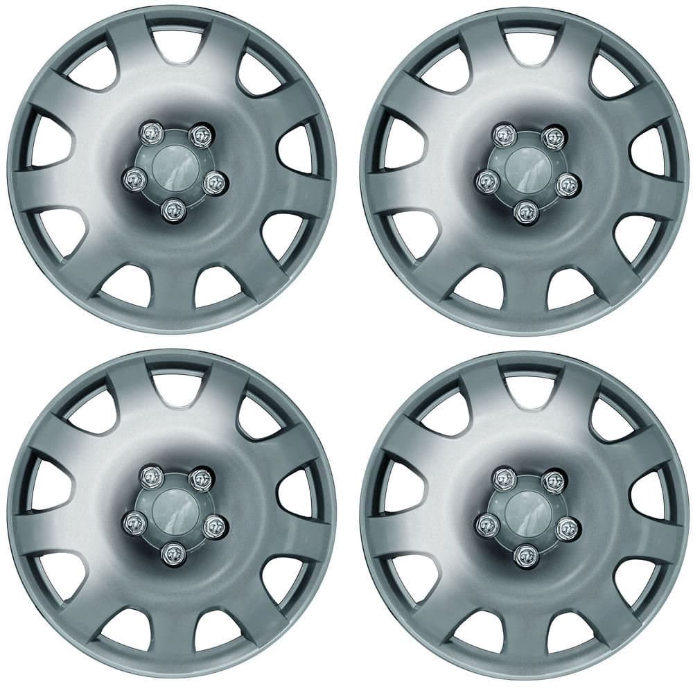 PEUGEOT 206 Hatchback 14" Thunder Car Wheel Trims Hub Caps Plastic Covers Silver